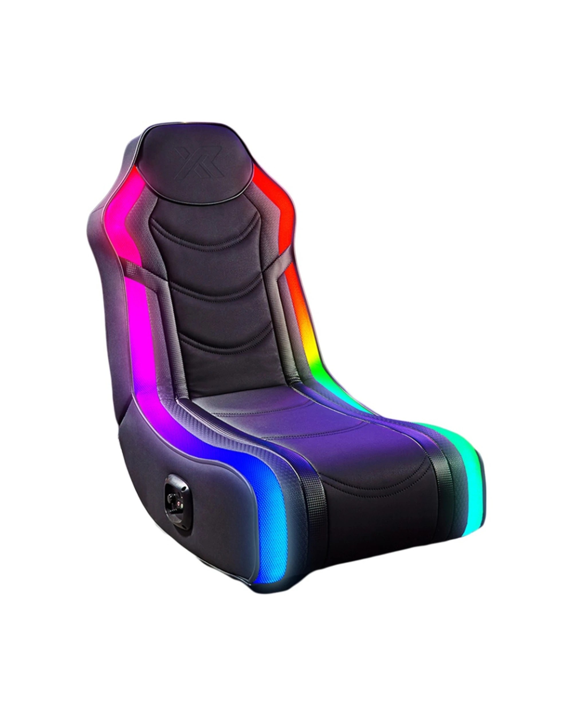 1 X-Rocker Chimera RGB Sync 2.0 Gaming Chair App-Controlled LED Lights Junior - Black, 1 of 7
