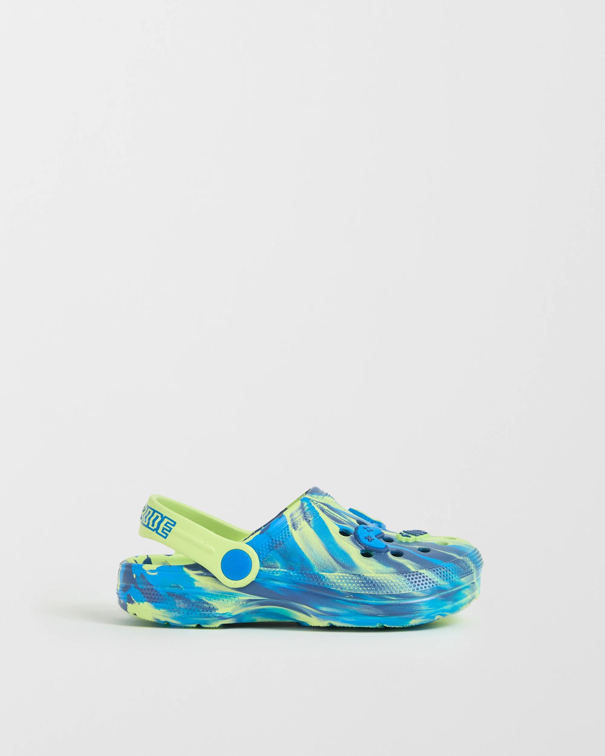 1 Target Kids Icon Clogs GREEN + BLUE, 1 of 3