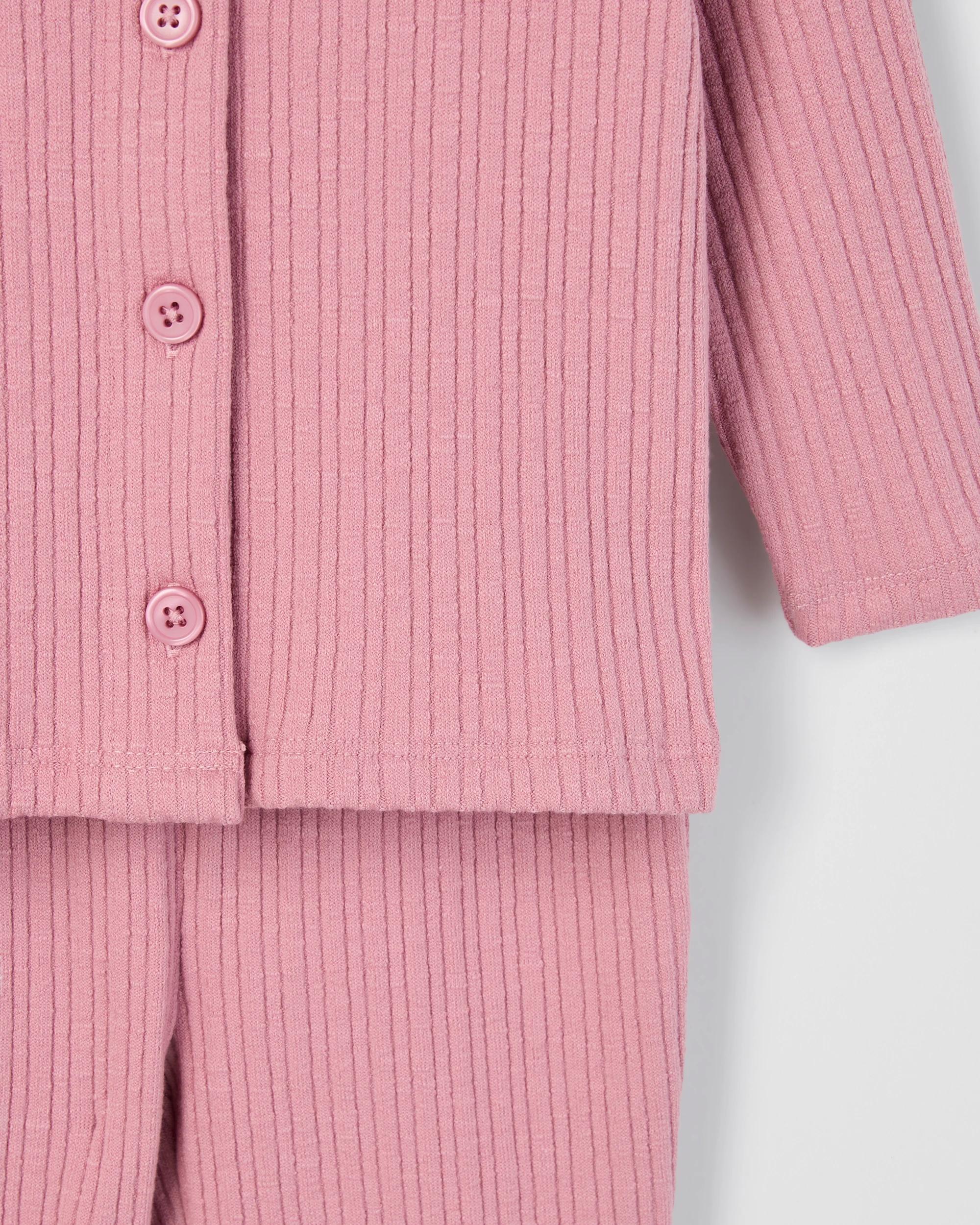 5 Target Baby Rib Cardigan and Pants Set FOXGLOVE, 5 of 5