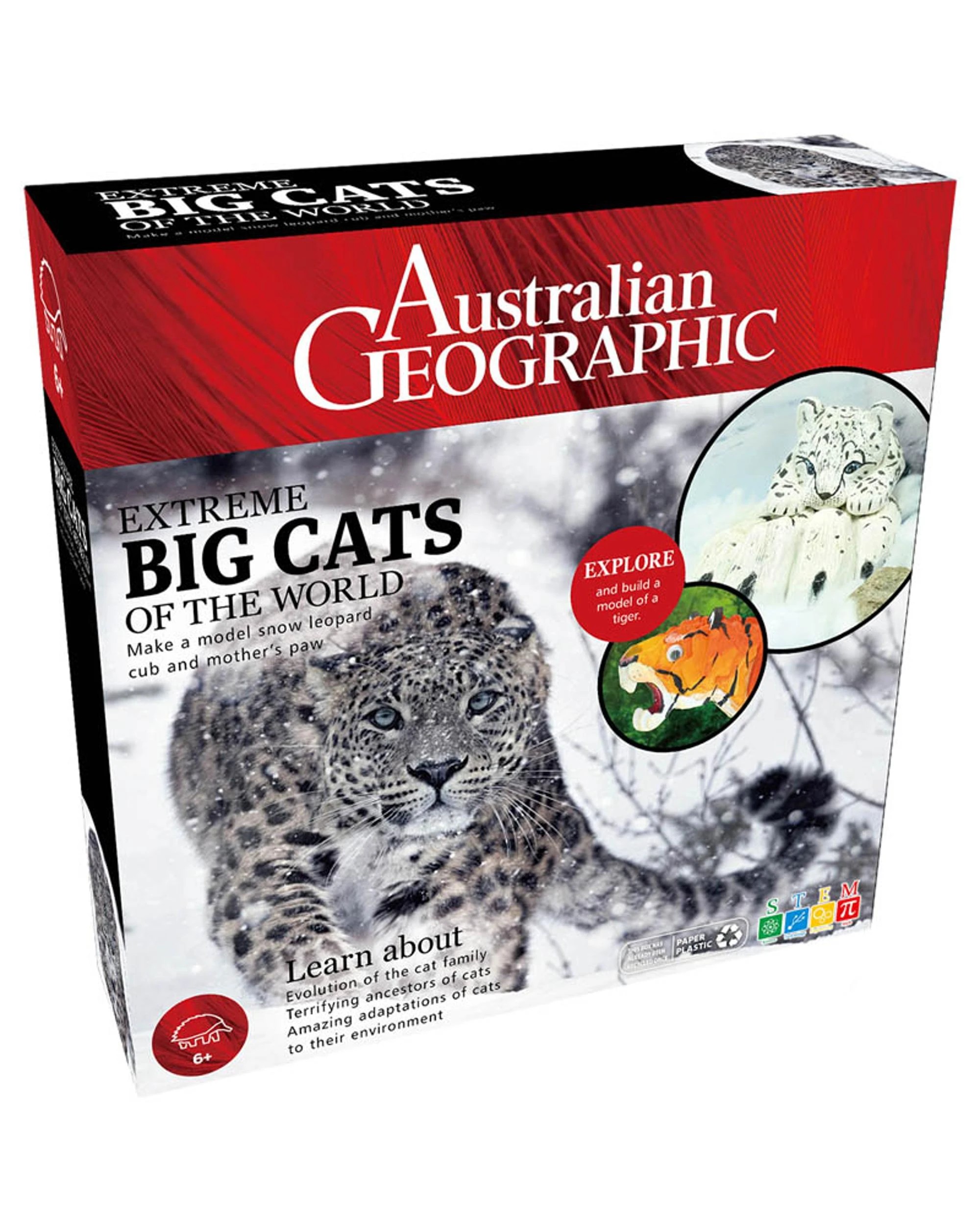 1 Australian Geographic: Extreme Big Cats of the World Science Kit, 1 of 1