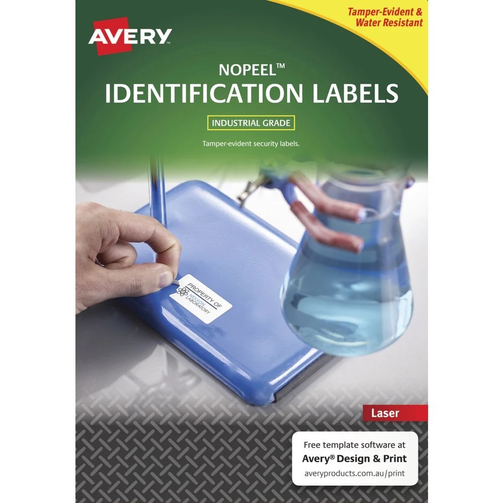 2 Avery 24UP NoPeel Laser Labels White 10 Sheets, 2 of 4