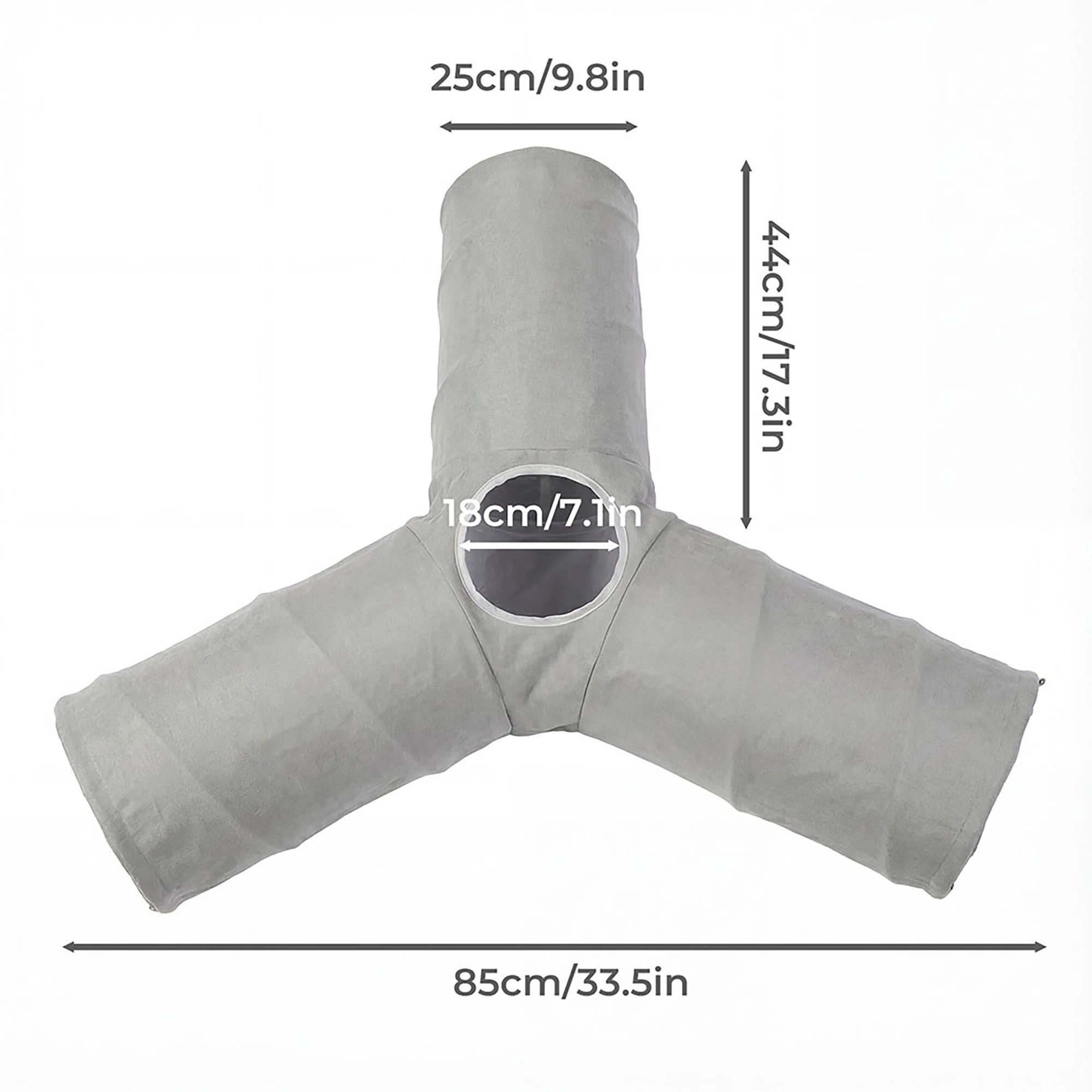 3 Pawz Pet Toy-3 Way Cat Tunnel Toy-Diameter 25Cm, 3 of 9