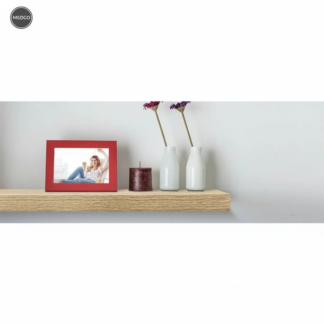 5 Artiss Floating Wall Shelf Set of 3 - Natural, 5 of 7