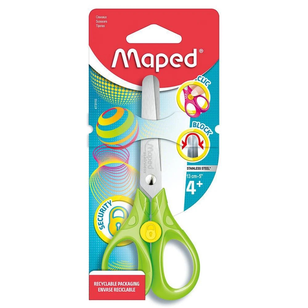 6 Maped Security Scissors 13cm Assorted, 6 of 7