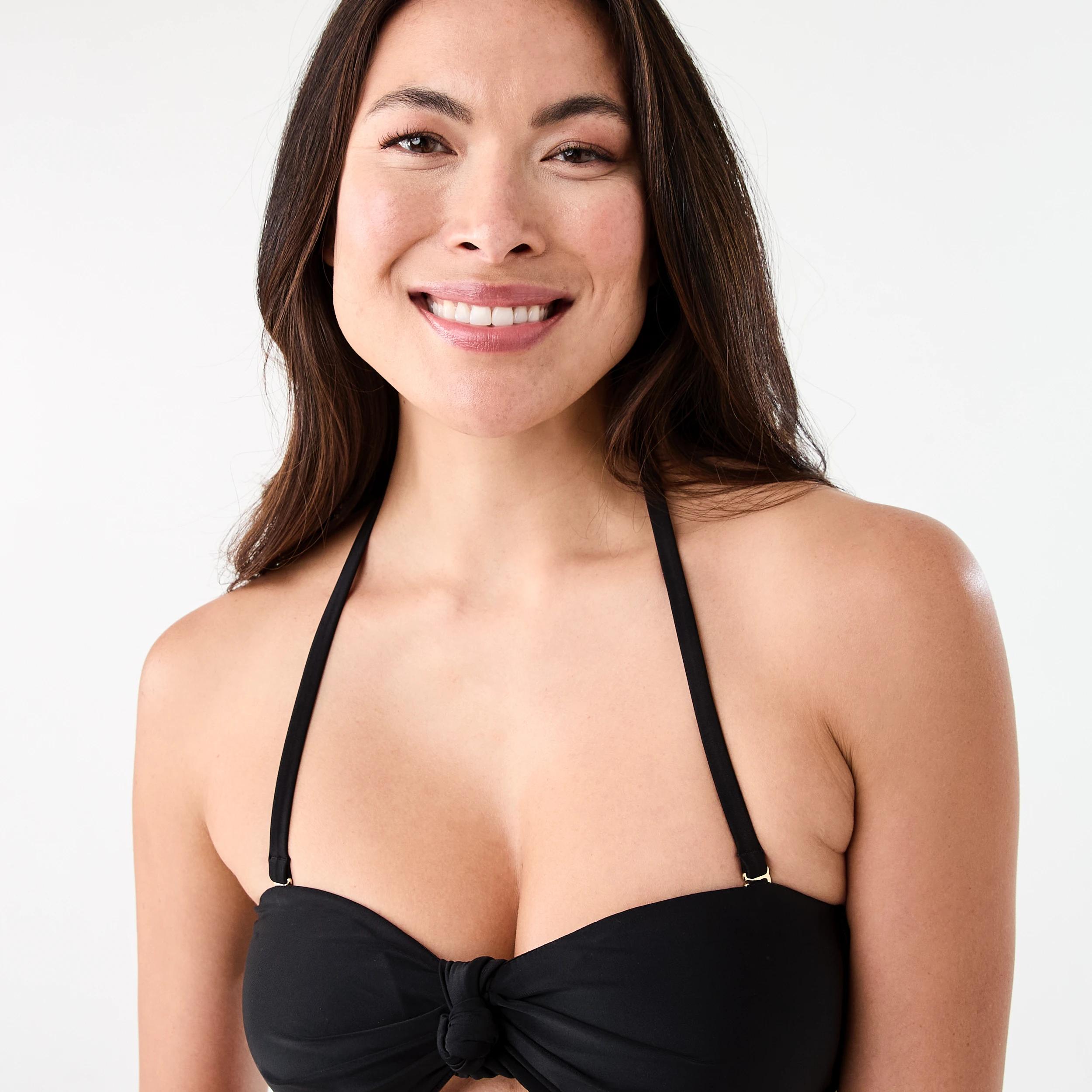 5 Bandeau Bikini Top Black, 5 of 9