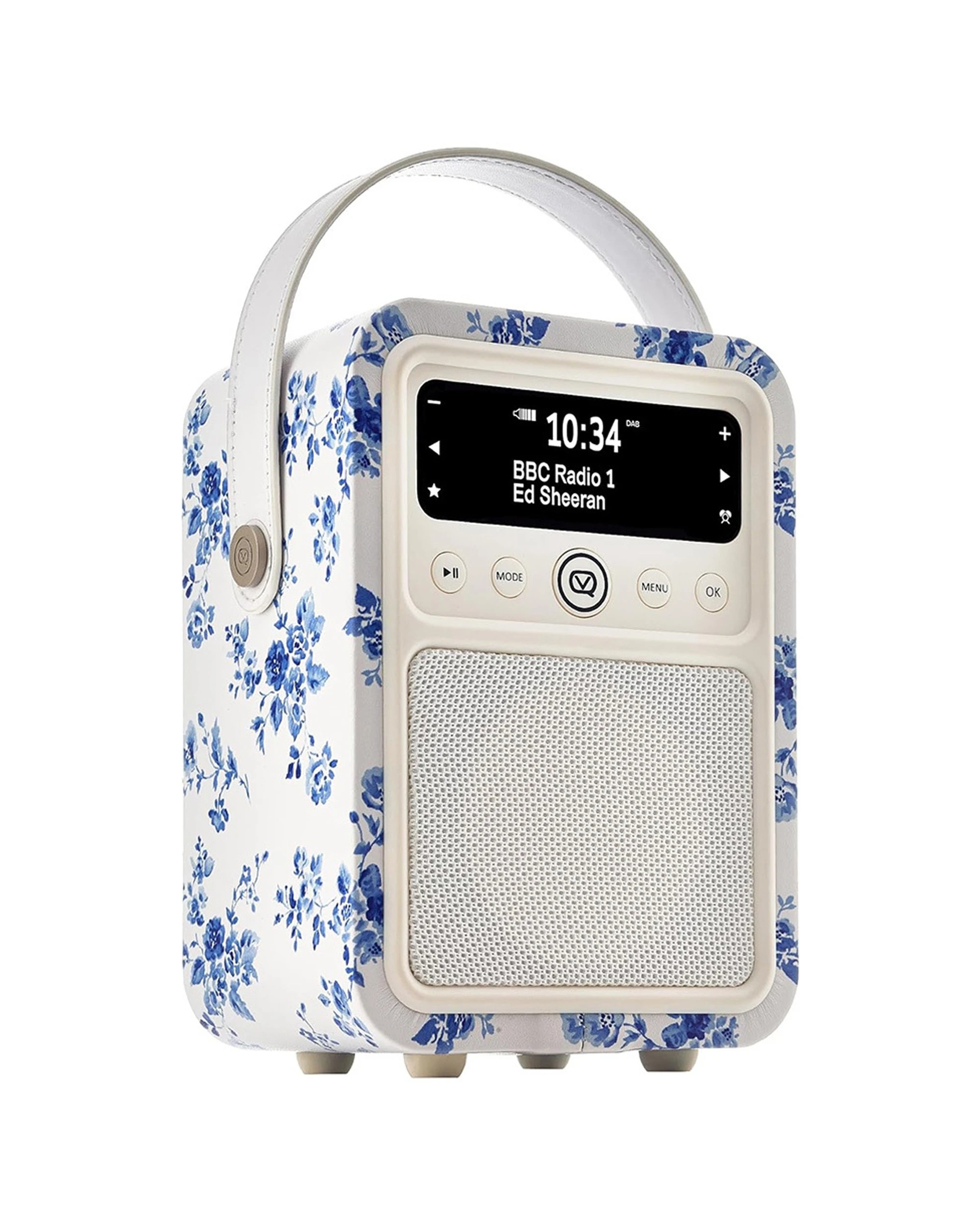 1 VQ Monty DAB+ Digital FM Radio Bluetooth Speaker Laura Ashley Designer China Rose - Pattern, 1 of 6