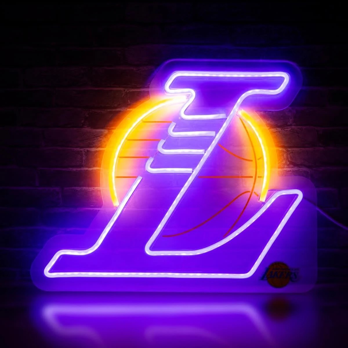 1 Lakers Logo Neon Light, 1 of 2