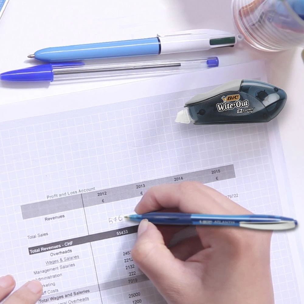 6 BIC Wite-Out EZ Grip Correction Tape 4.2mmx10m, 6 of 6