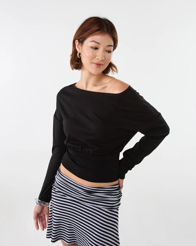 Long Sleeve Off the Shoulder