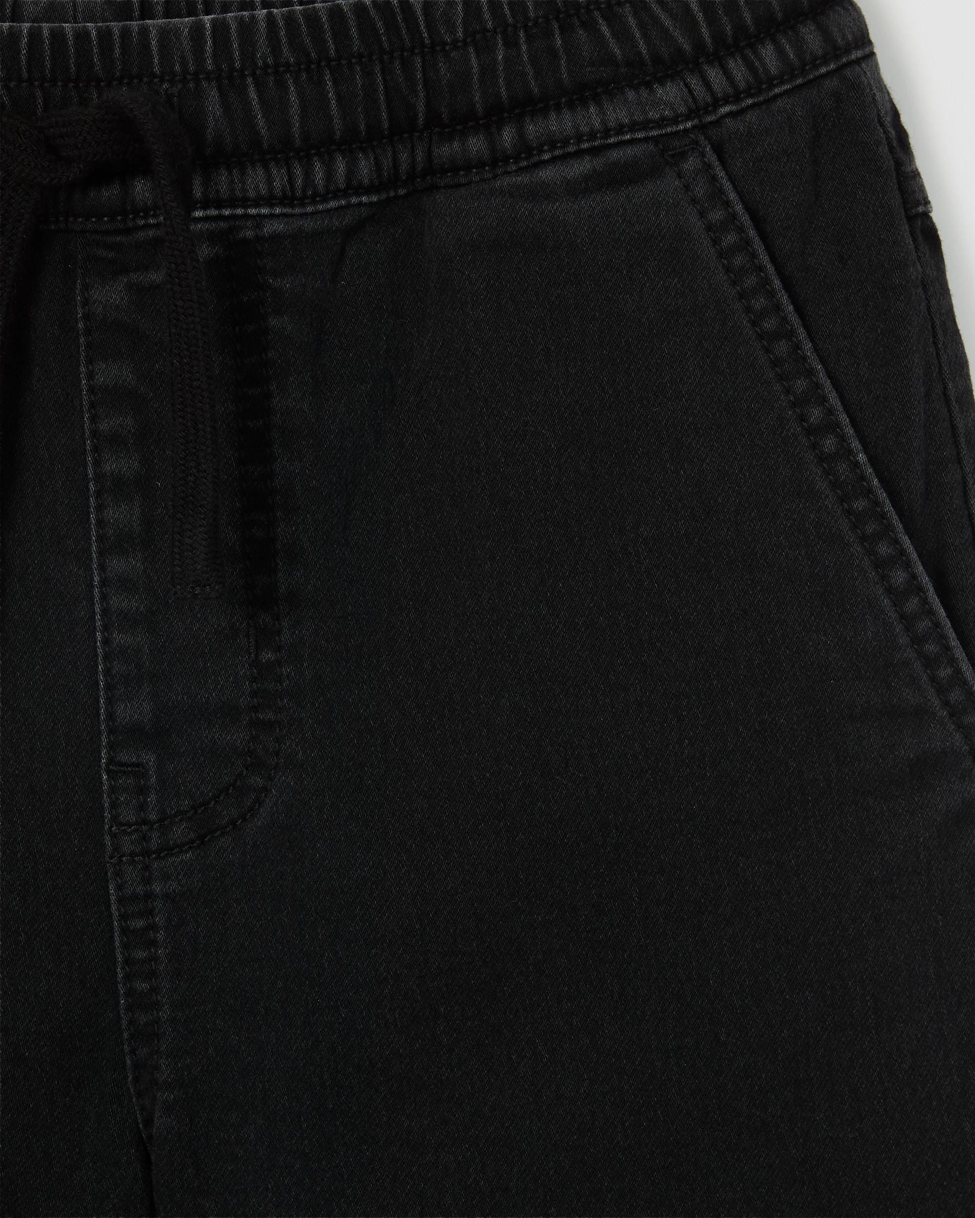 6 Target Kids Elastic Waistband Denim Shorts BLACKWASH, 6 of 6