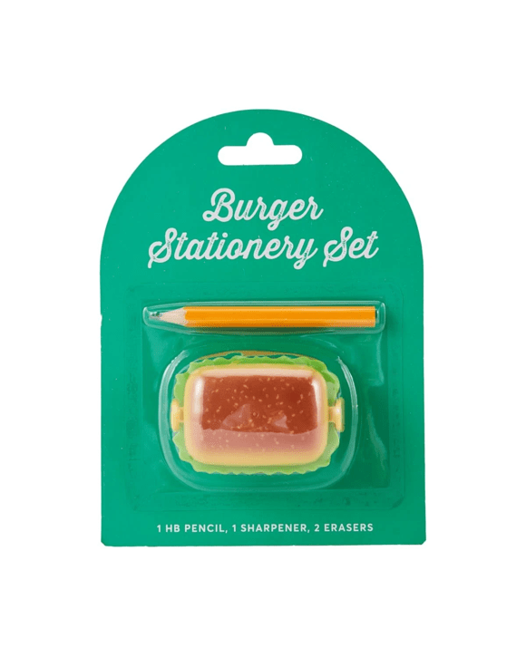 Burger Stationery Set