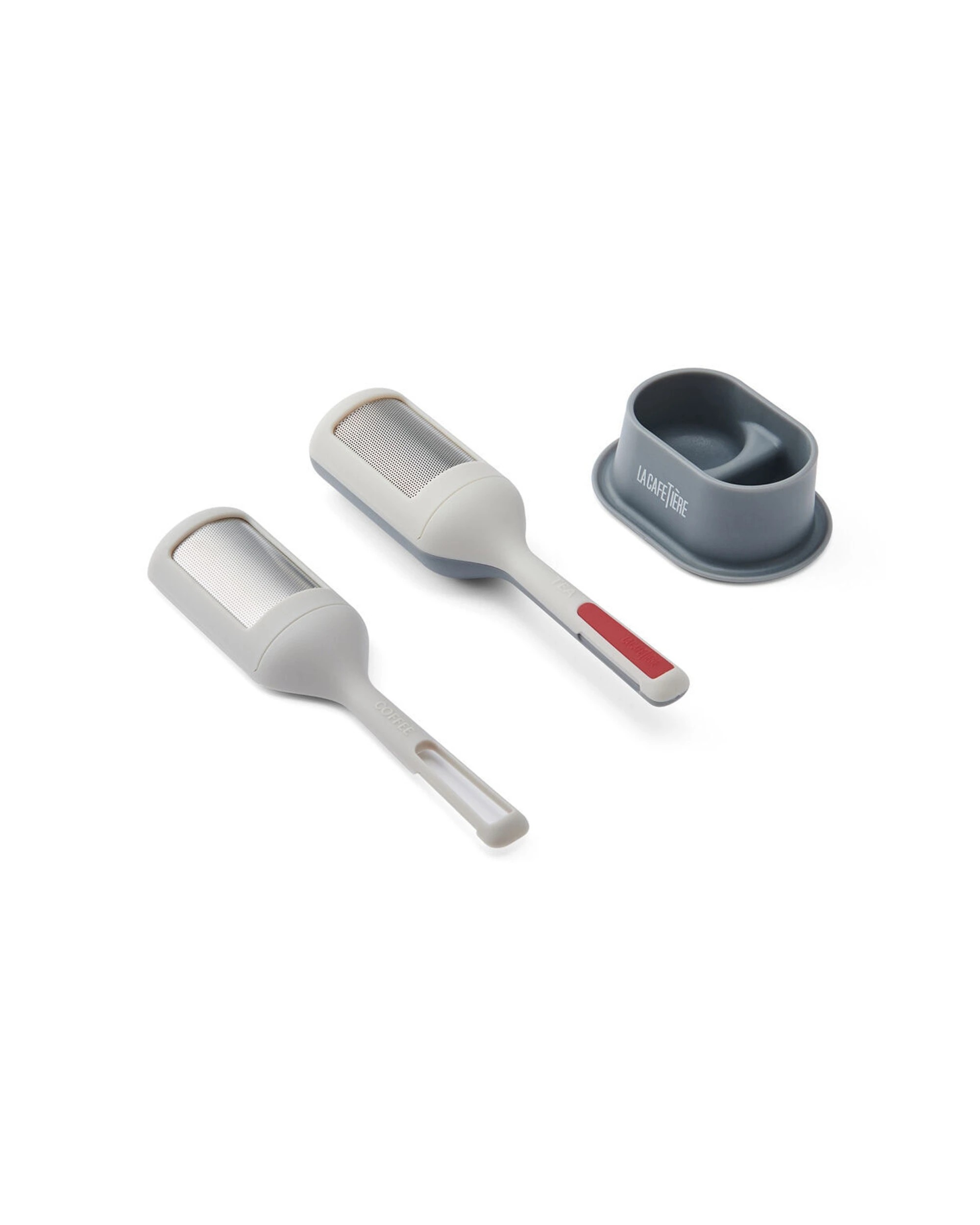 4 La Cafetiere 2PK Brewstir 2 In 1 Tea Coffee Infuser With Storage Stand - Grey, 4 of 6