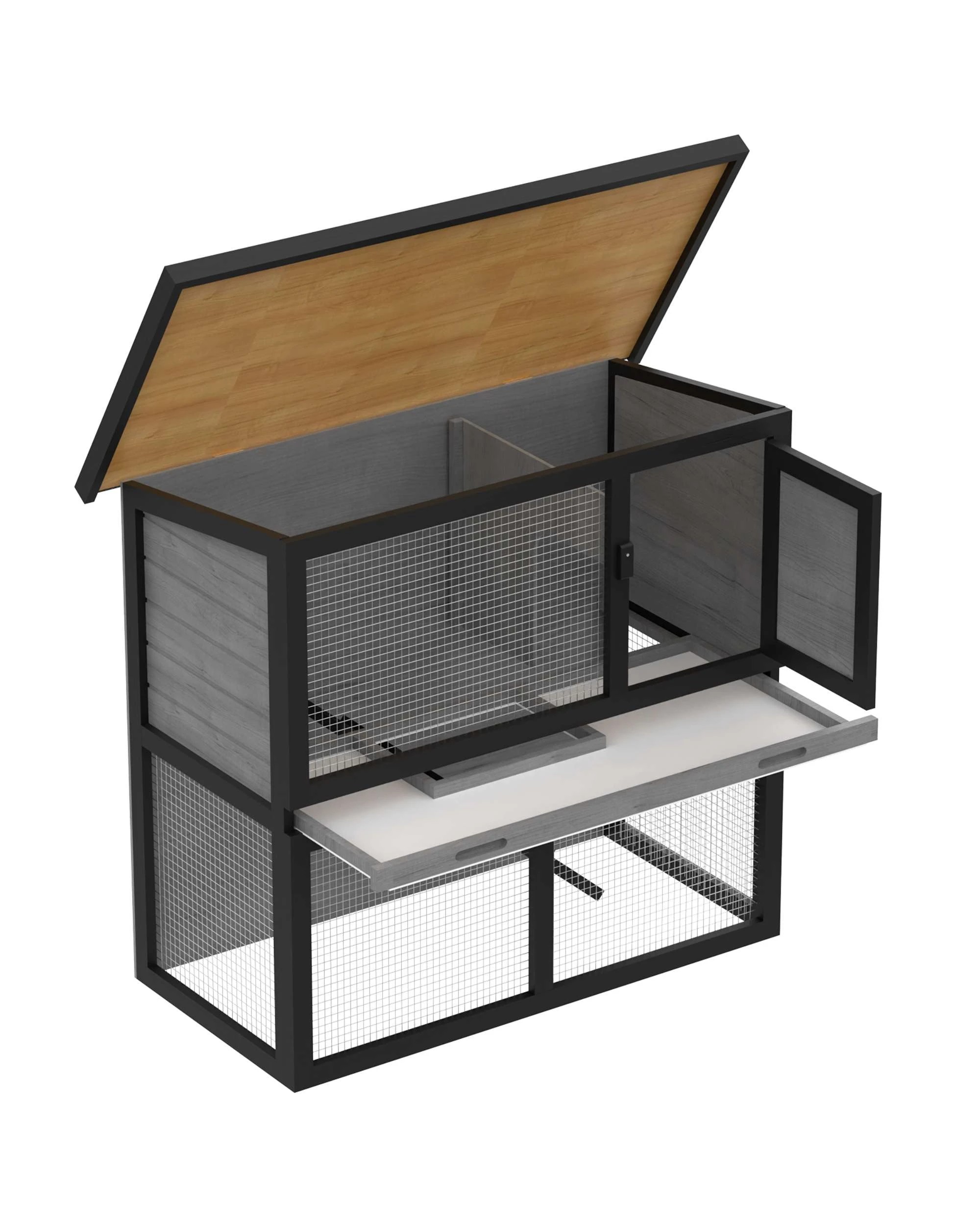 5 Advwin Rabbit Hutch Chicken Coop, 5 of 8