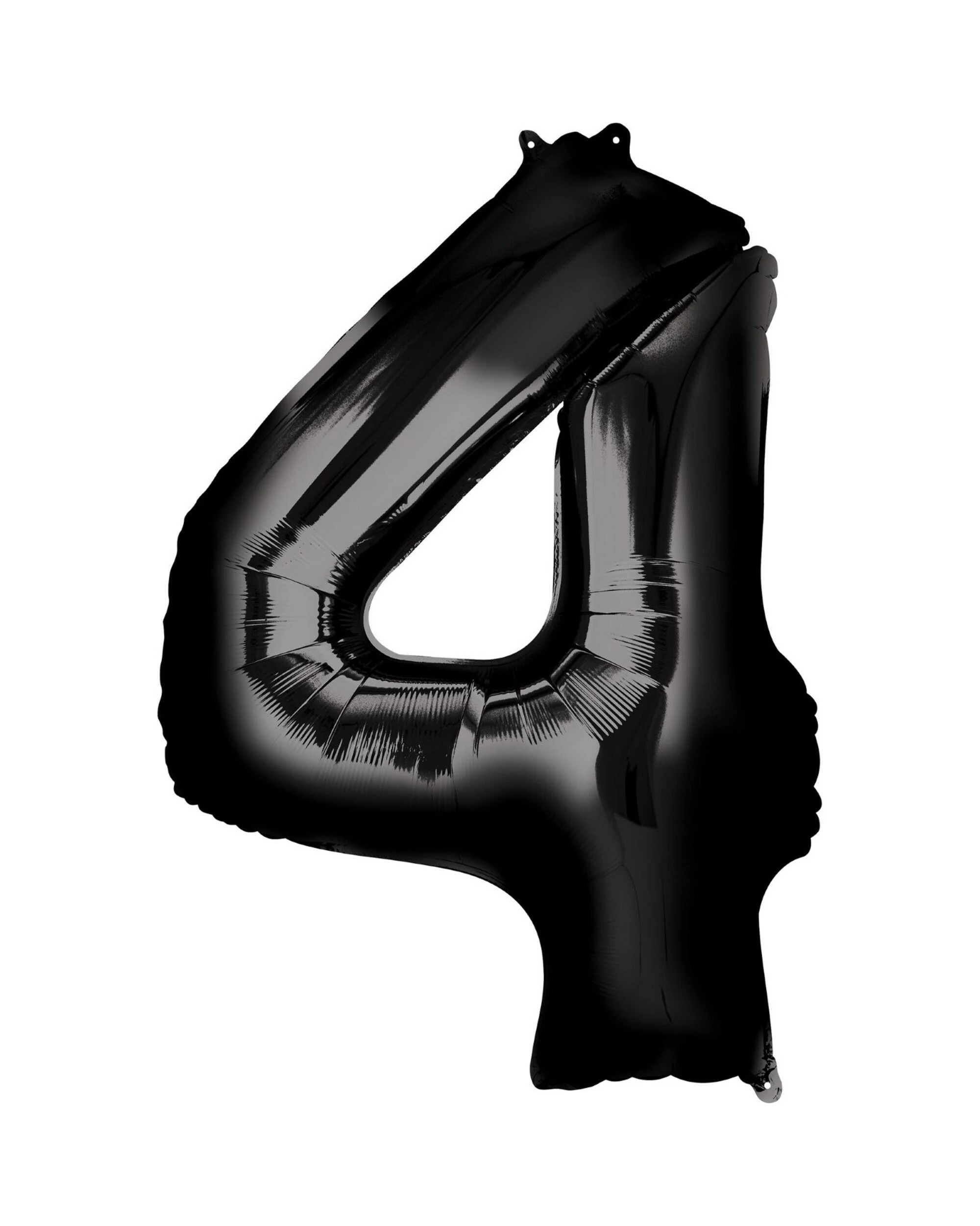 1 Meteor Foil 4 Balloon 86cm - Black, 1 of 1