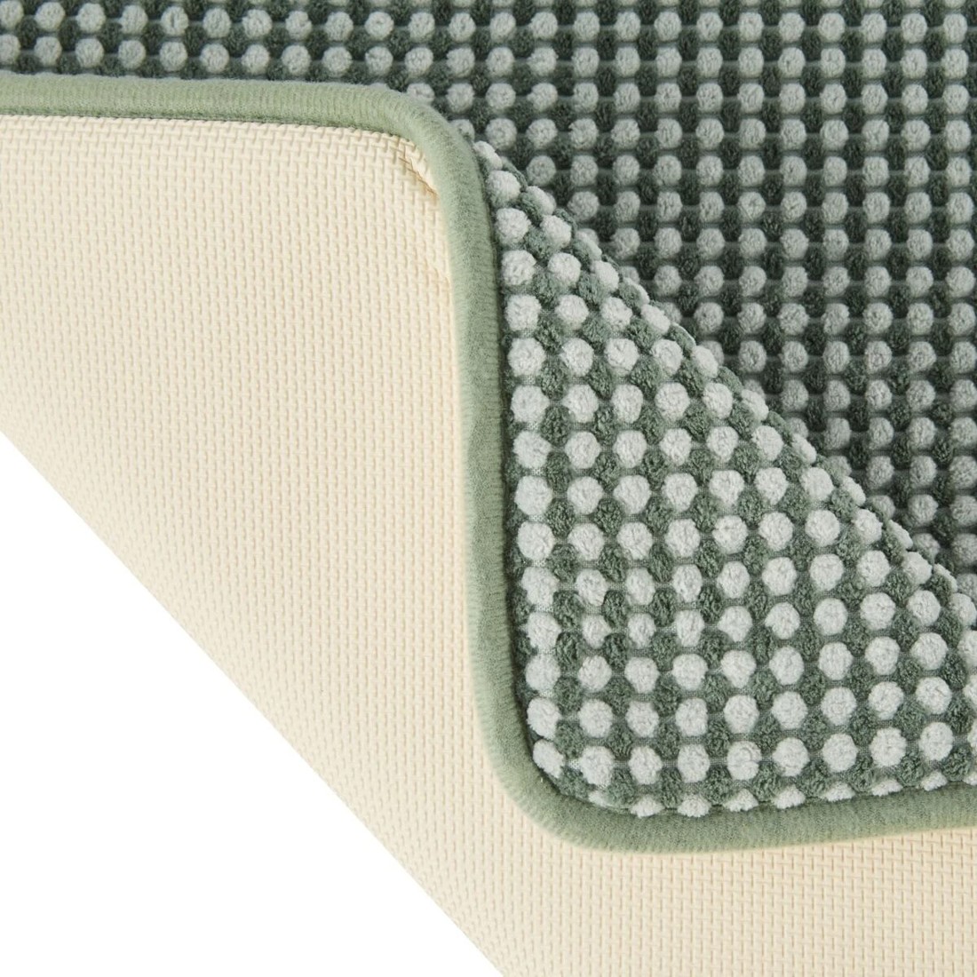2 Memory Foam Bath Mat - Green, 2 of 5