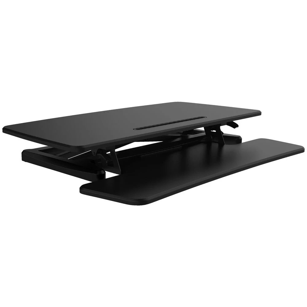 3 Matrix Sit-Stand Adjustable Desk Riser Large Black Desks, Tables and Workstations, 3 of 10