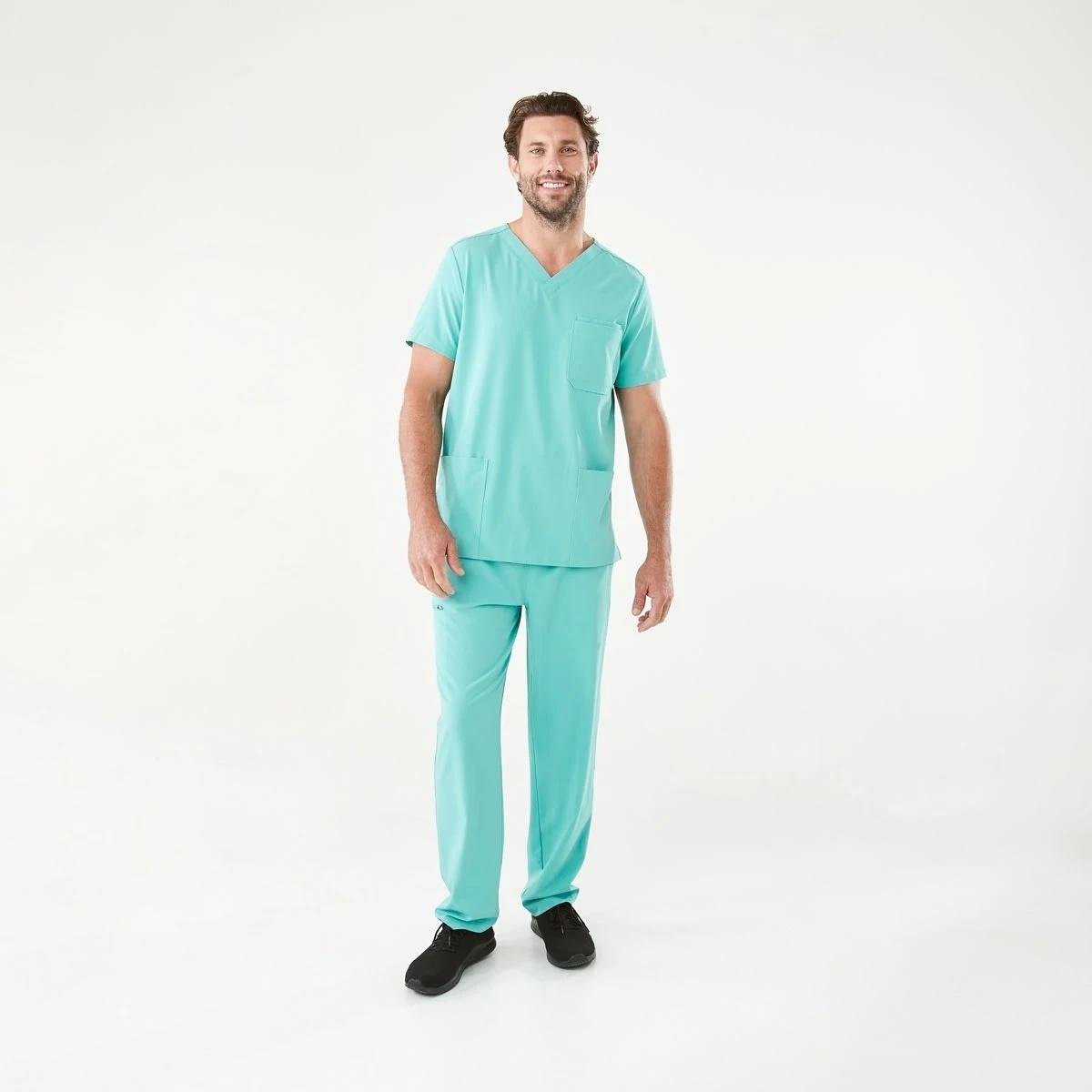 8 Work Scrub Pants Turq Blue, 8 of 8