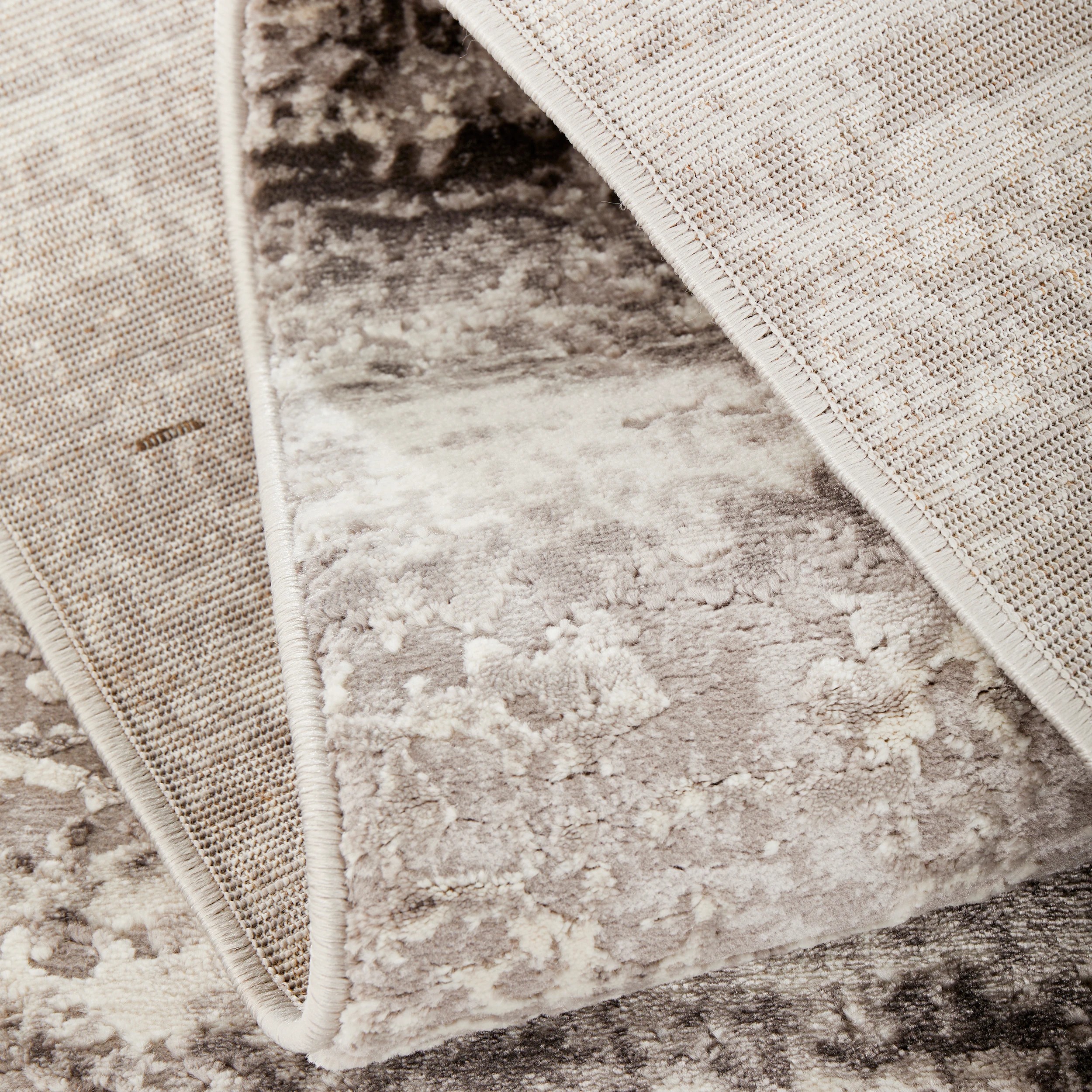 5 Common Ground Rugs Grandeur 115 300x80cm - Medium Runner Rug - Silver, 5 of 6