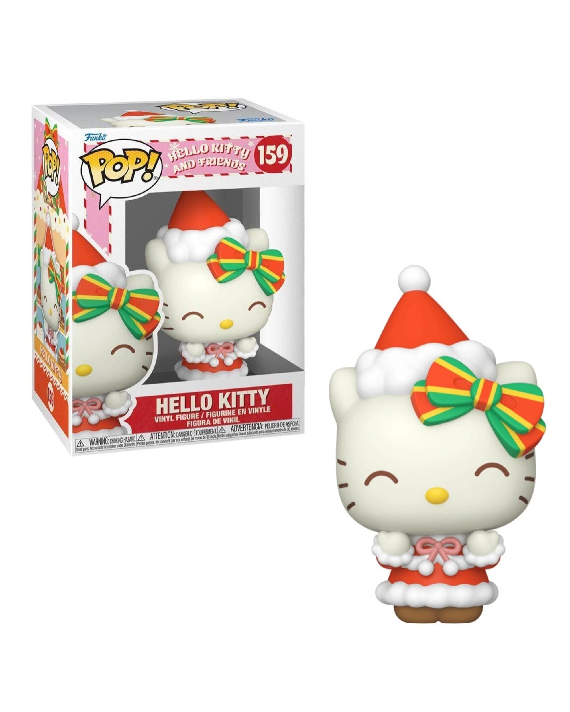1 Sanrio Hello Kitty and Friends Hello Kitty Merry Market Holiday Funko POP! Vinyl, 1 of 3