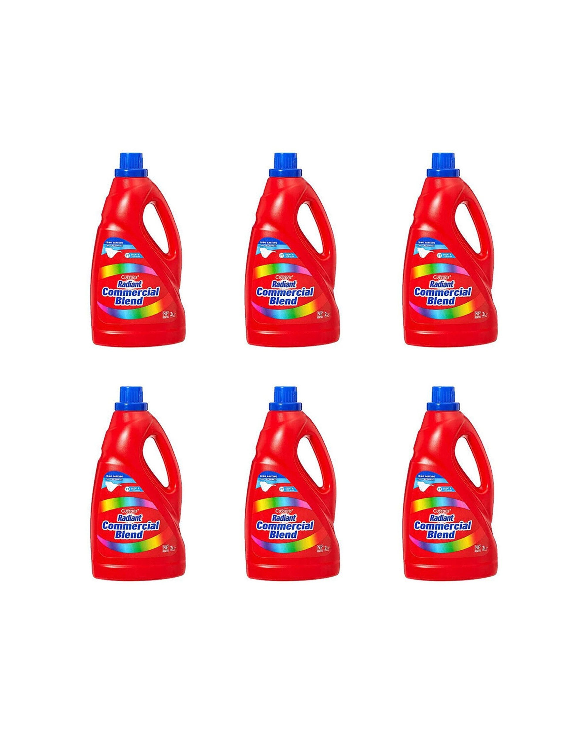 1 Radiant 6PK Commercial Blend Laundry Liquid For Top And Front Loaders 2L - Multi, 1 of 1