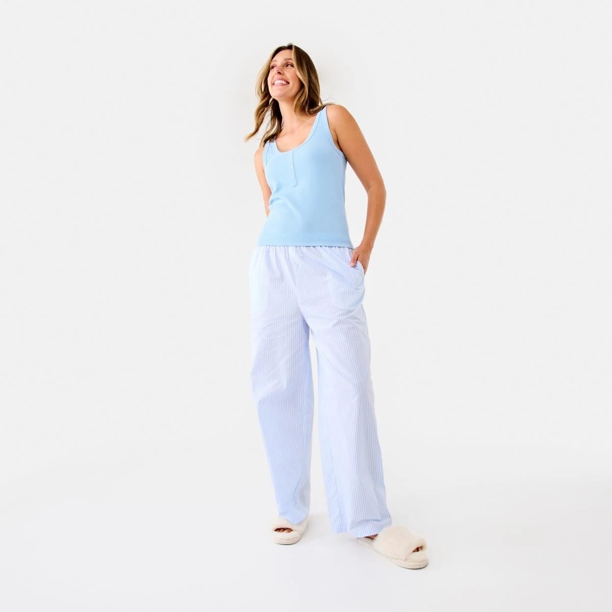 2 Boyfriend Woven Pants Thin Stp B, 2 of 7