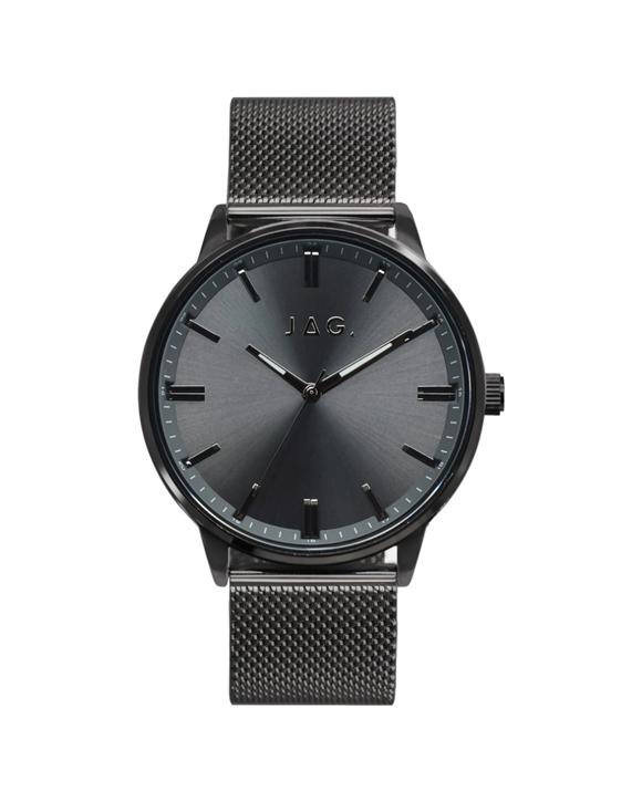JAG Reglan Men's Dark Grey Dial Watch 45mm Black Stainless Steel Band 5 ATM