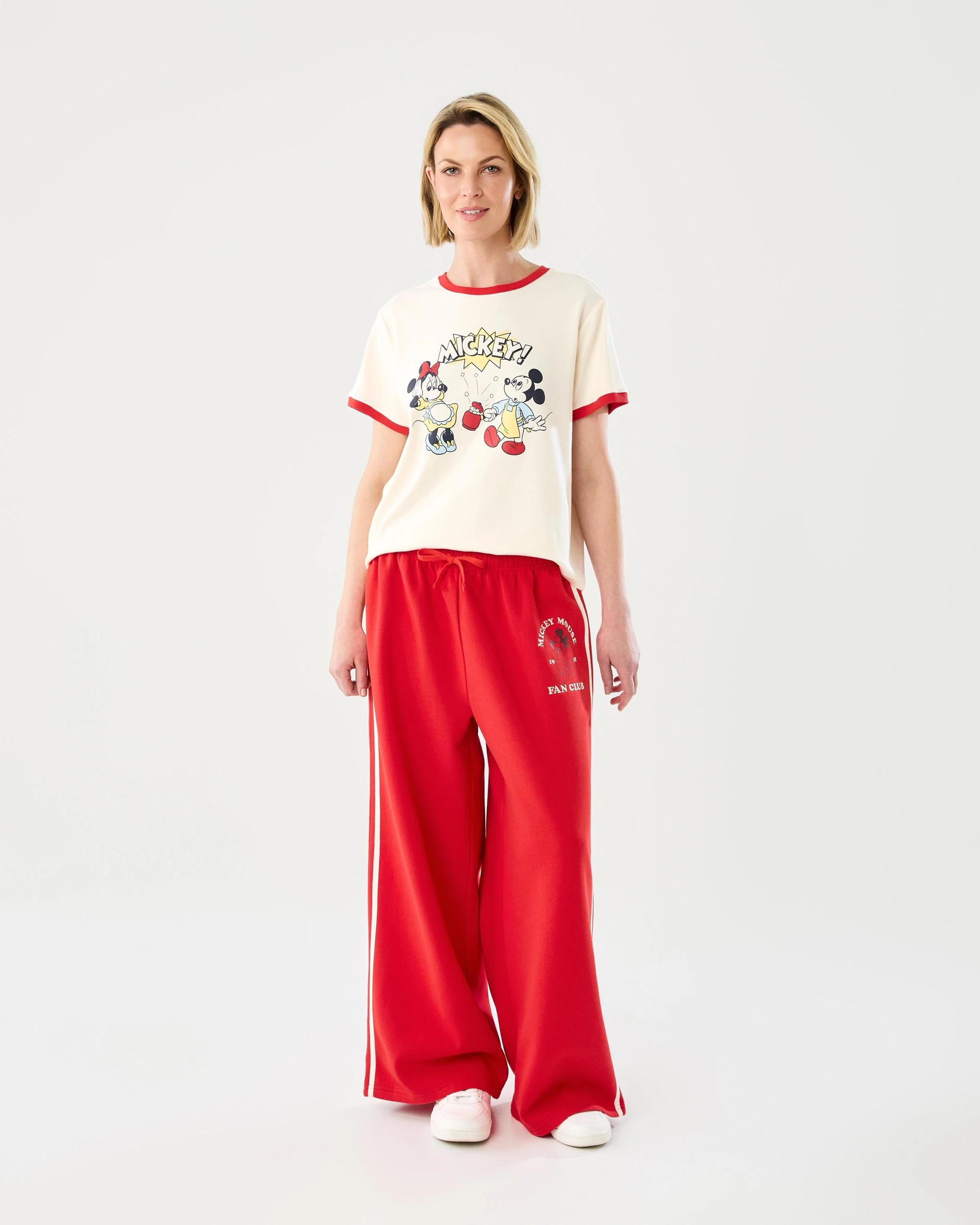 6 Mickey Mouse License Wide Leg Trackpants Mickey M, 6 of 7