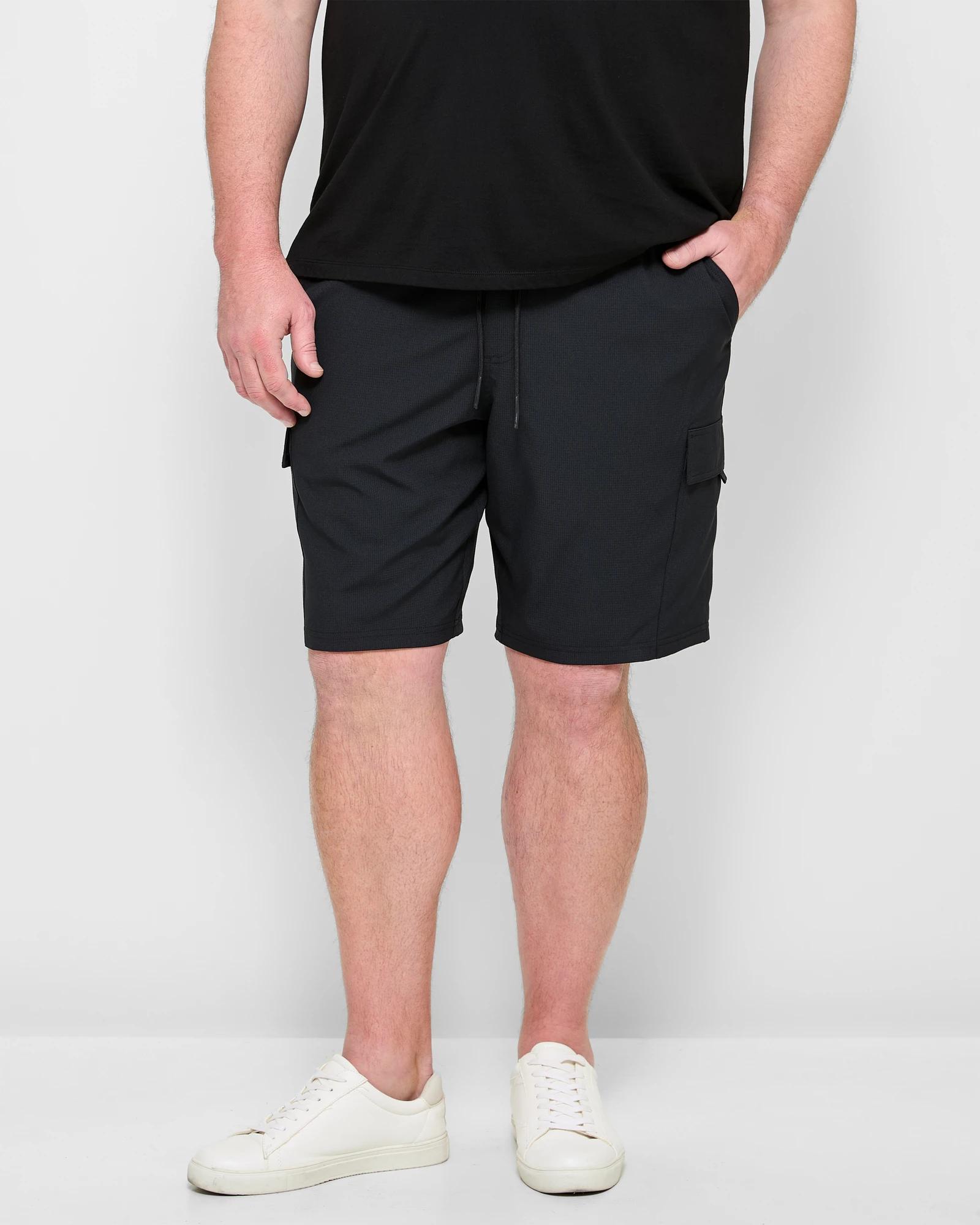 1 Target Plus Size Hybrid Cargo Shorts BLACK, 1 of 5