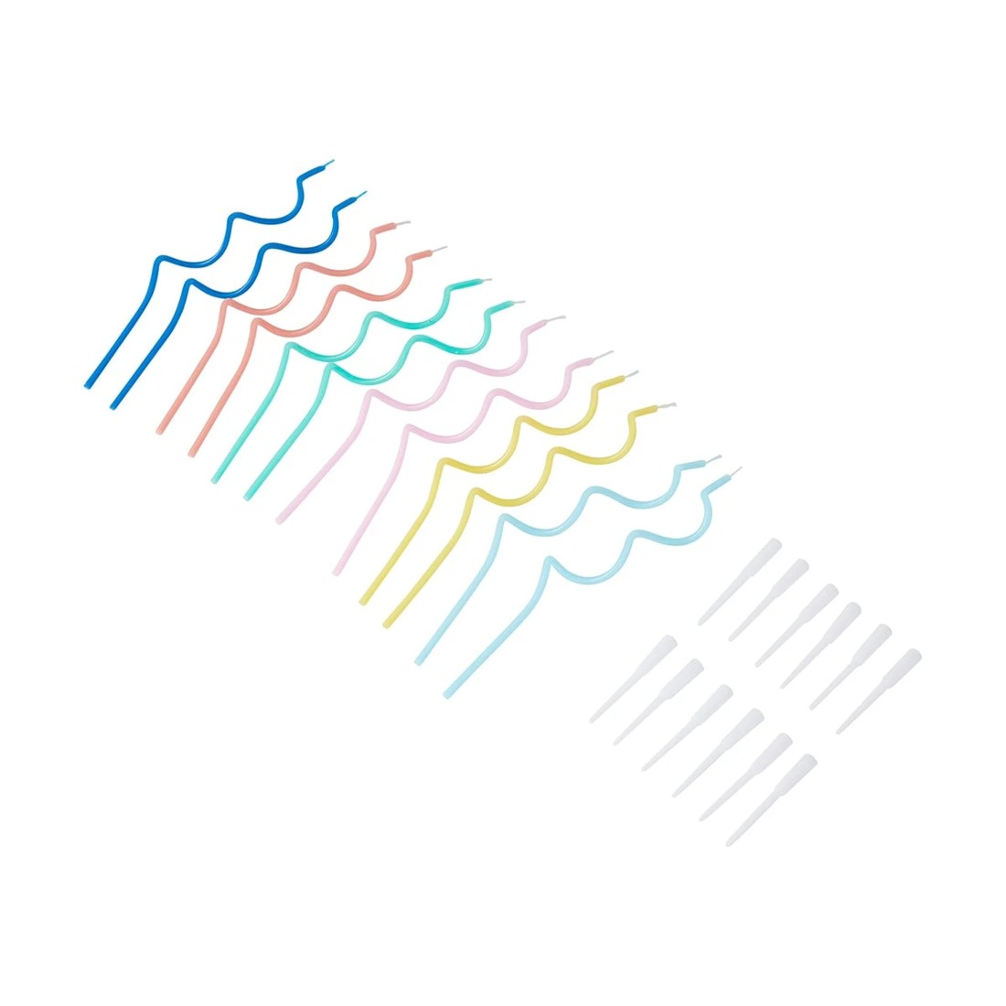 3 12 Pack Wiggle Multi Colour Candles, 3 of 7