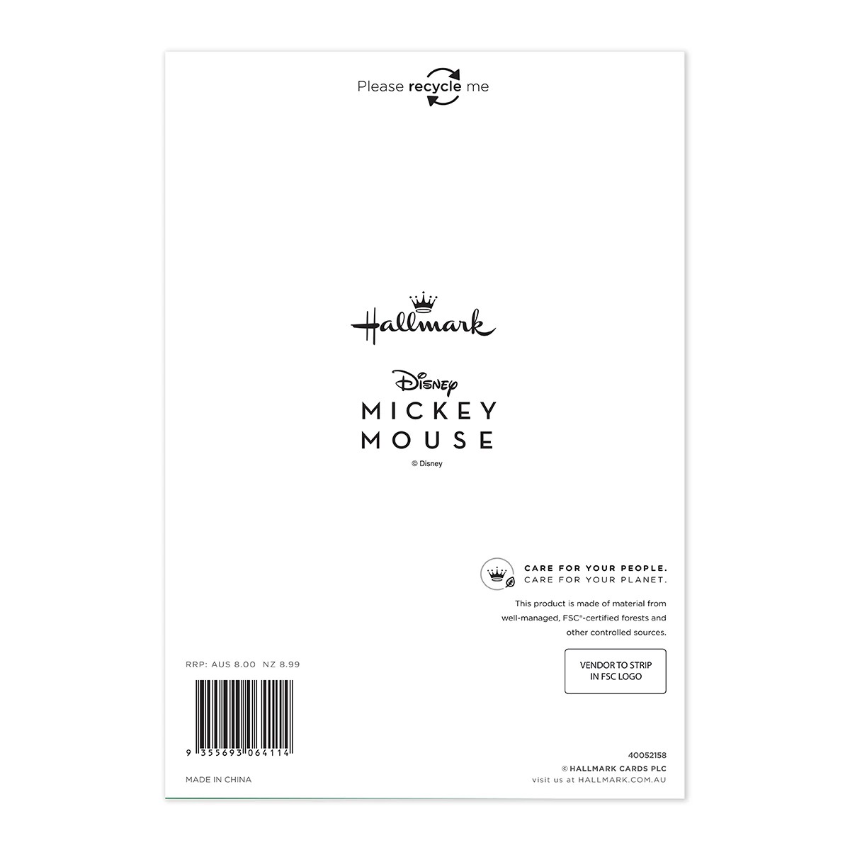 5 Hallmark Valentine's Day Card - Disney Mickey Mouse and Minnie Mouse, 5 of 5