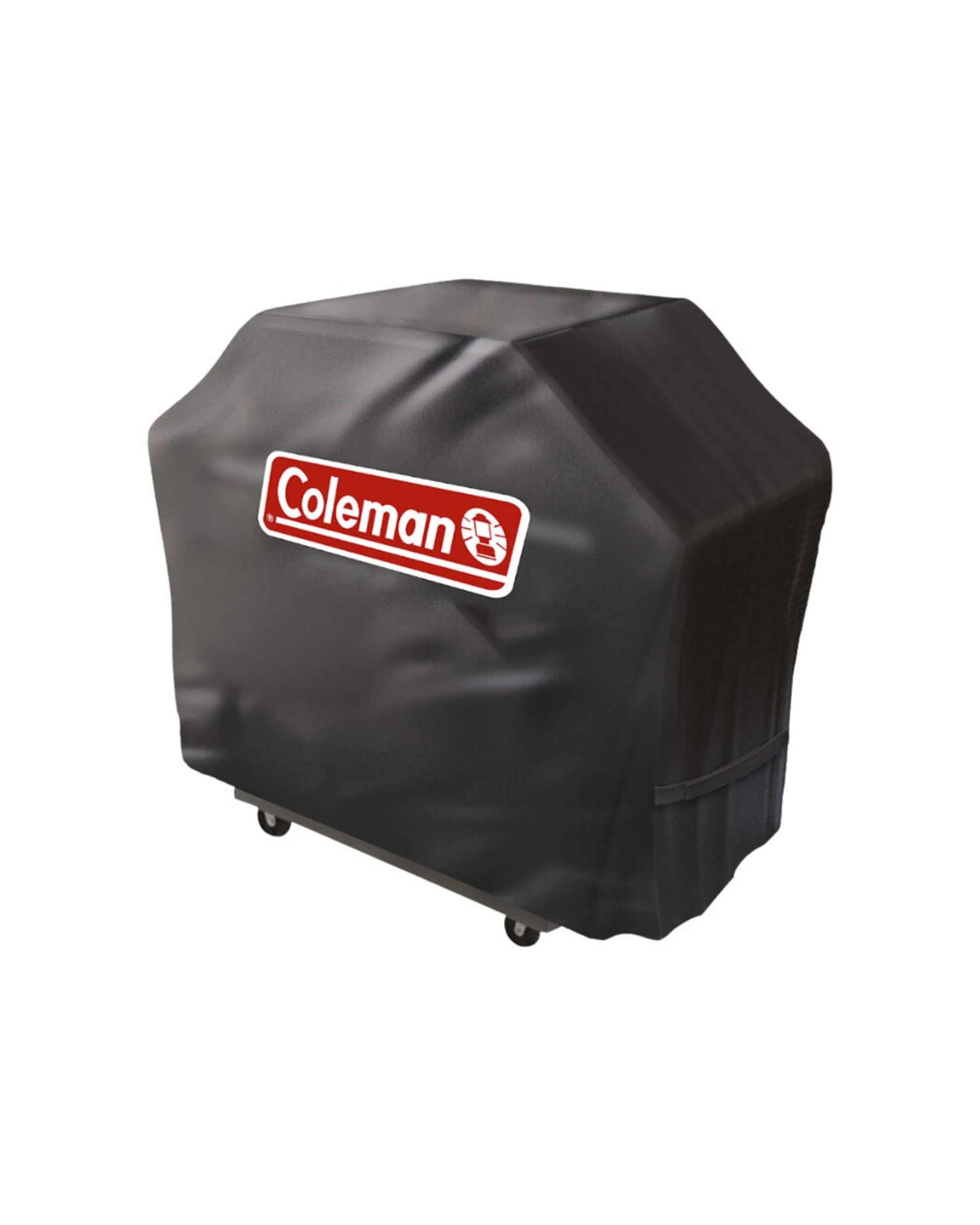 1 Coleman Premium Large Barbecue Cover Polyester With Straps PU Coating - Black, 1 of 2