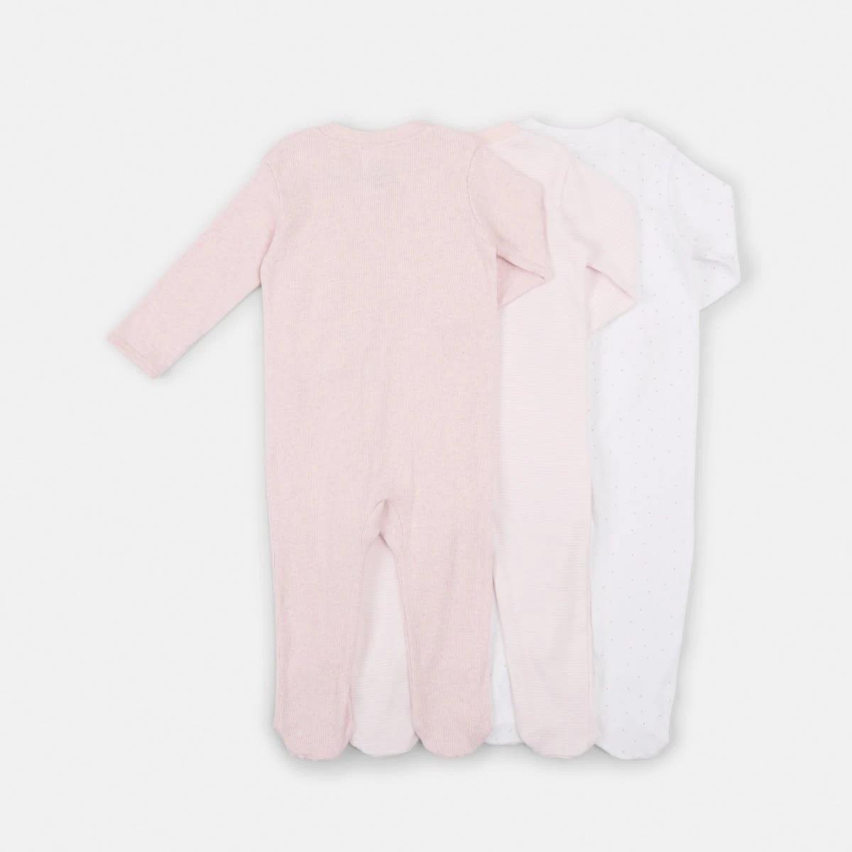 2 3 Pack Coveralls Pnk Dots, 2 of 10