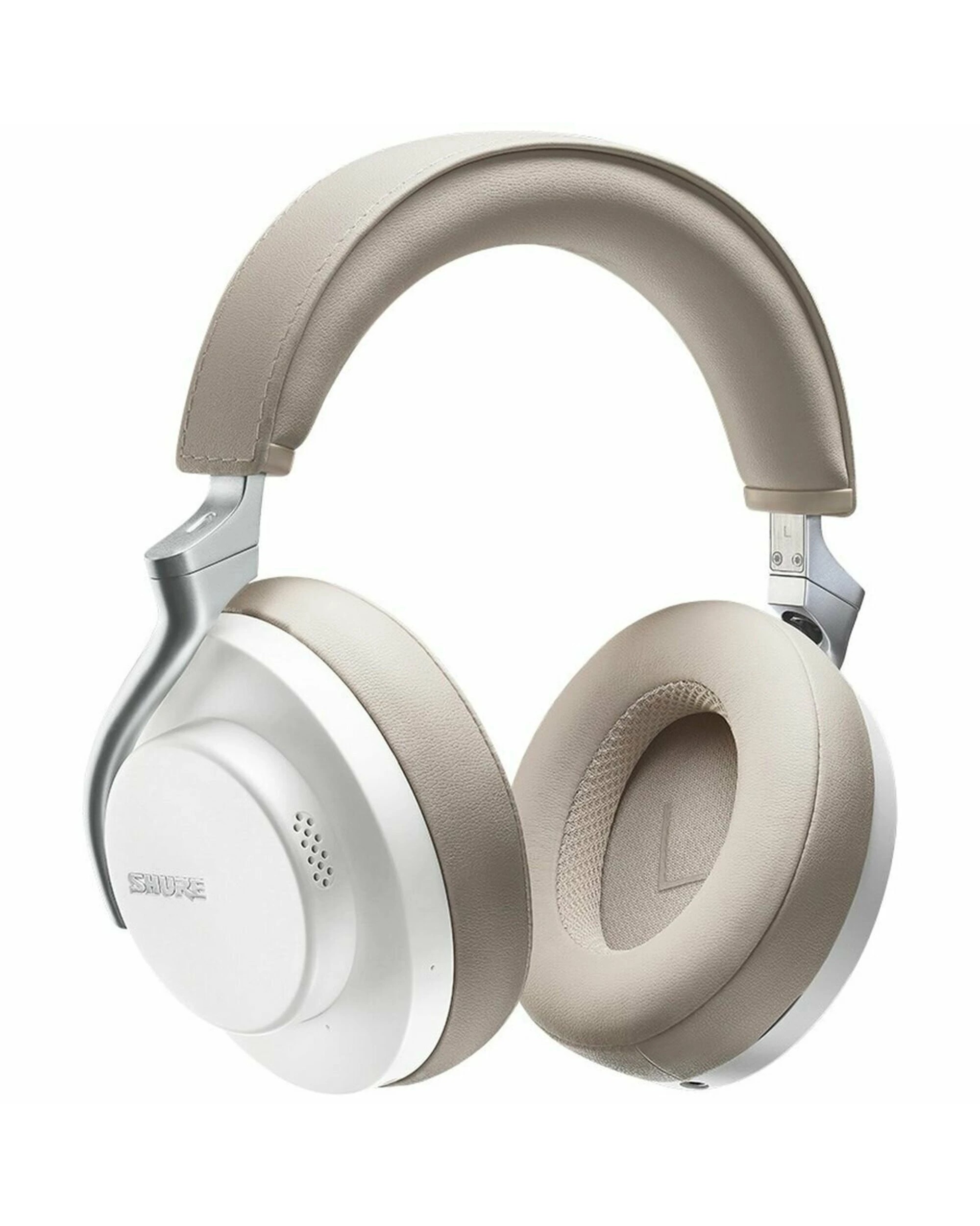 1 Shure Aonic 50 Wireless Noise Cancelling Headphones White, 1 of 4