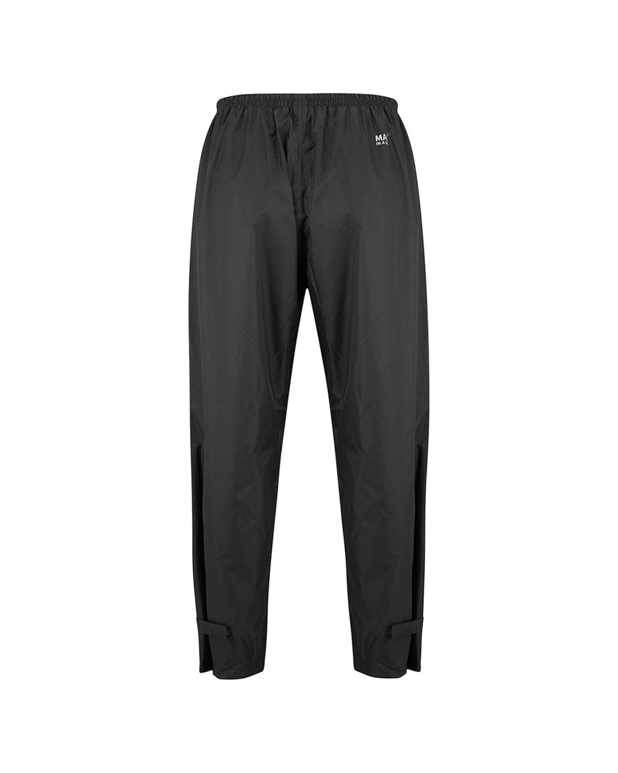 1 Mac In A Sac Unisex Adults Waterproof Overtrousers BLACK, 1 of 4