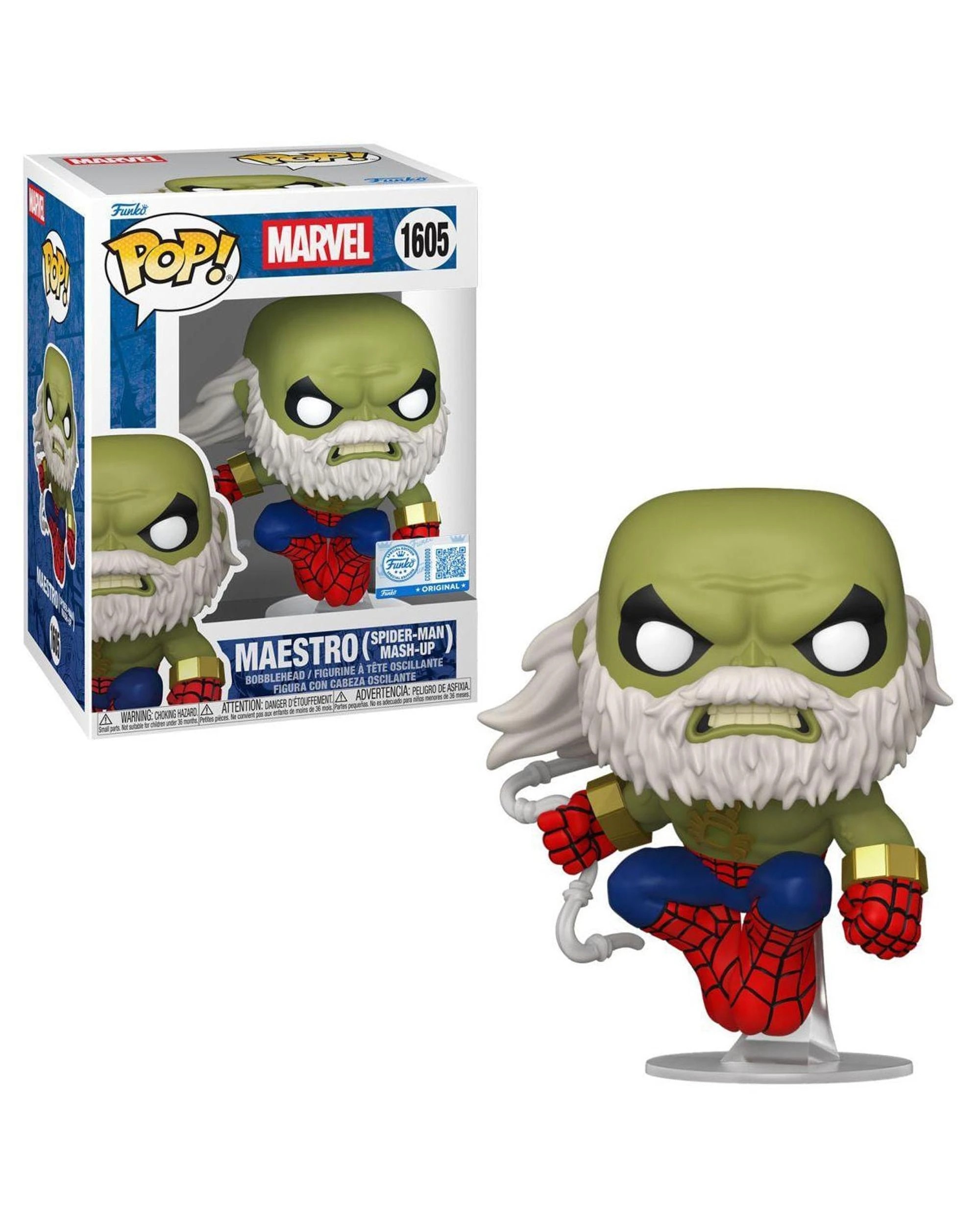 1 Marvel Comics Maestro - Spider-Man Mash-Up -  Funko POP! Vinyl, 1 of 3