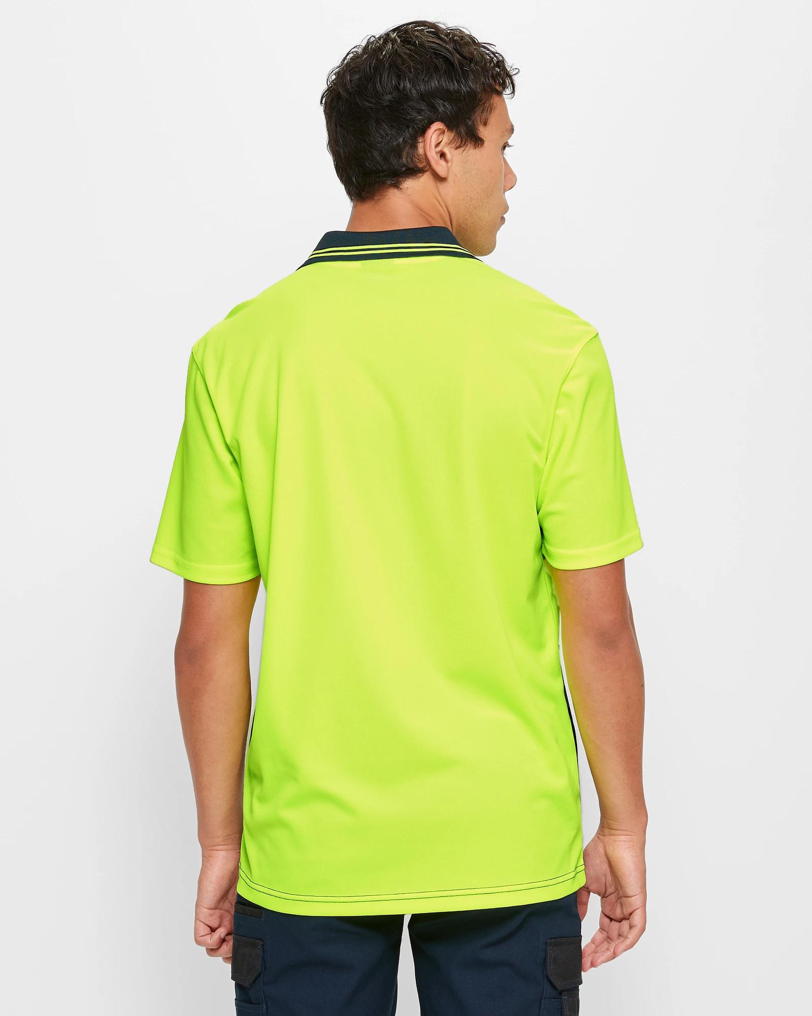 4 Graphite Hi-visibility Polo Shirt YELLOW, 4 of 5