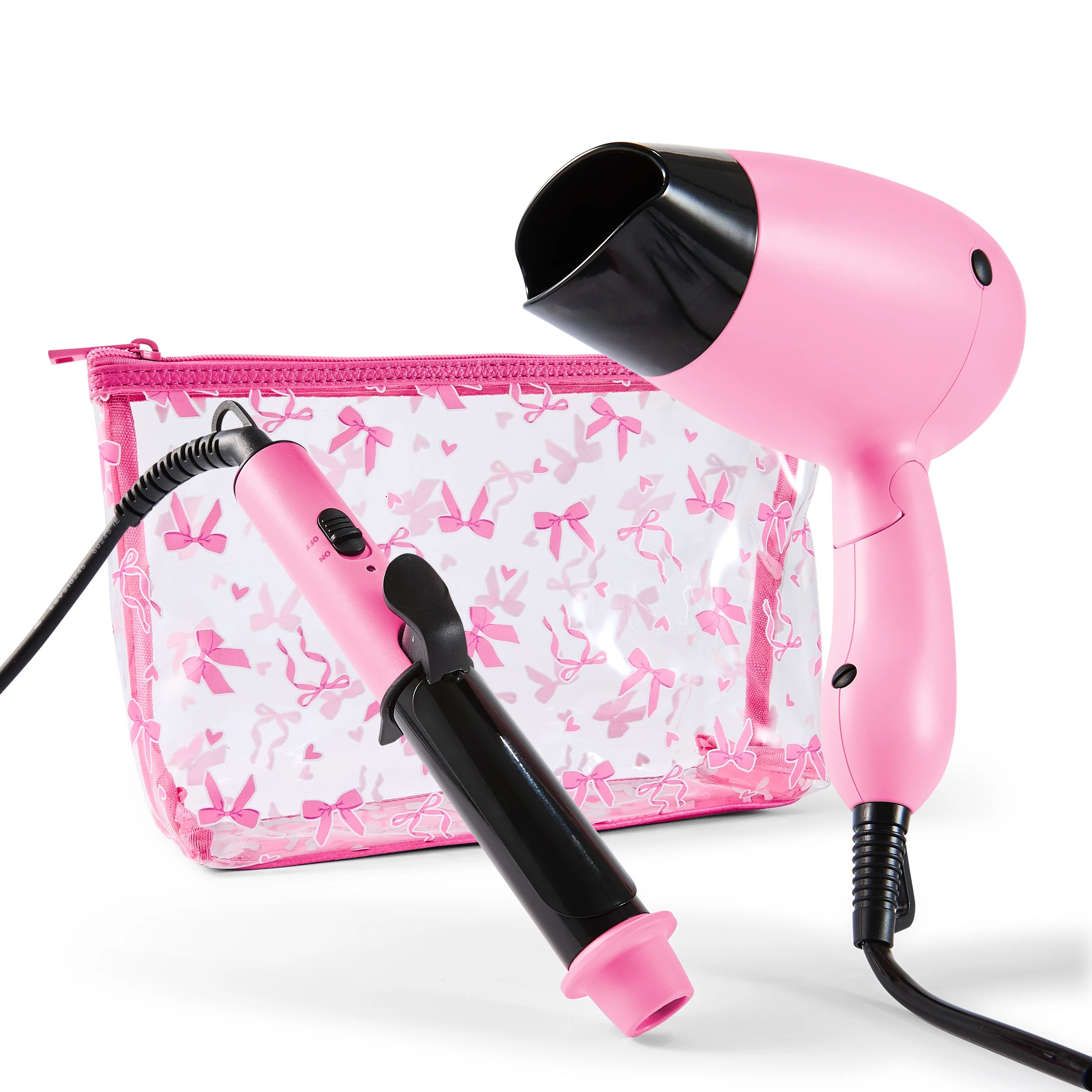 1 Mini Twin Hair Styler Pack - Pink, 1 of 8