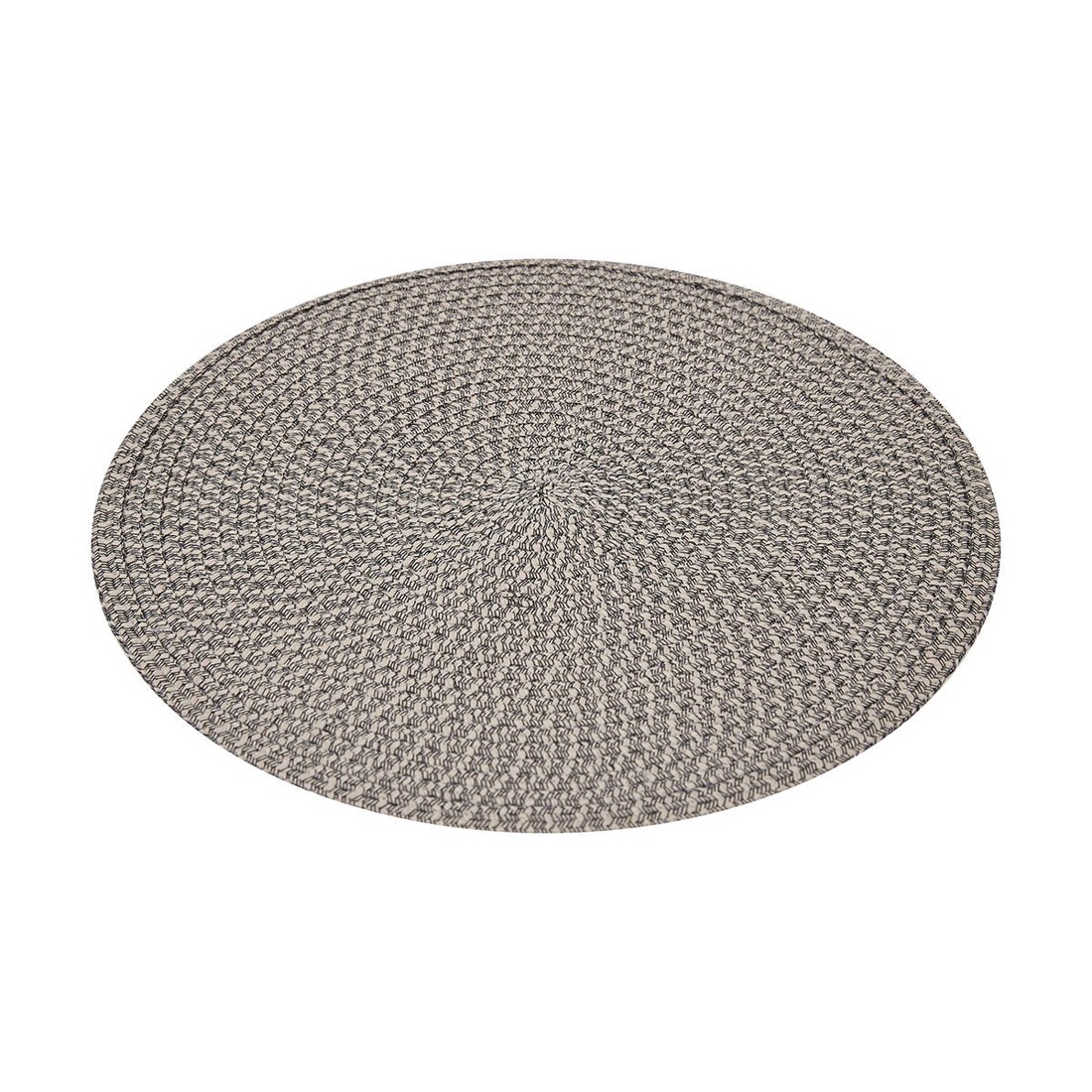 3 Black and Cream Woven Placemat, 3 of 4