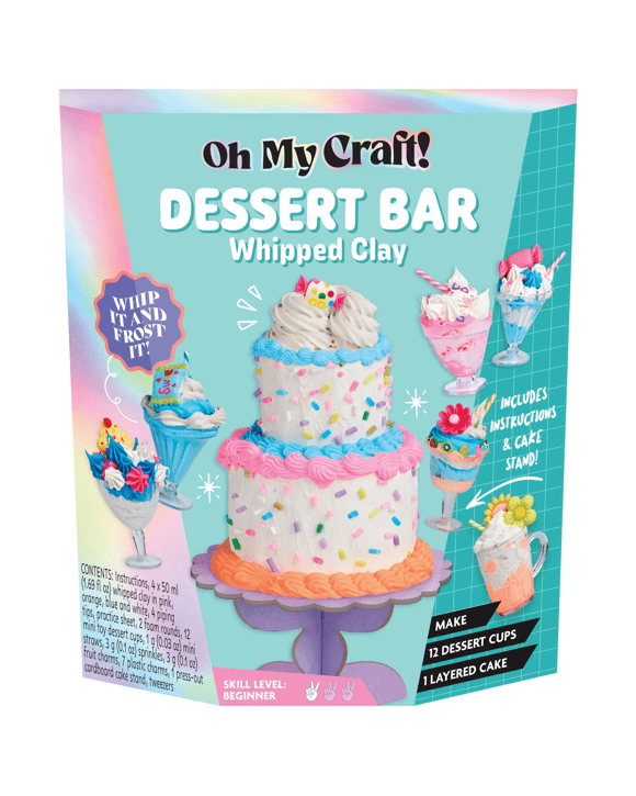 Oh My Craft! Mini Desserts Whipped Clay Kit