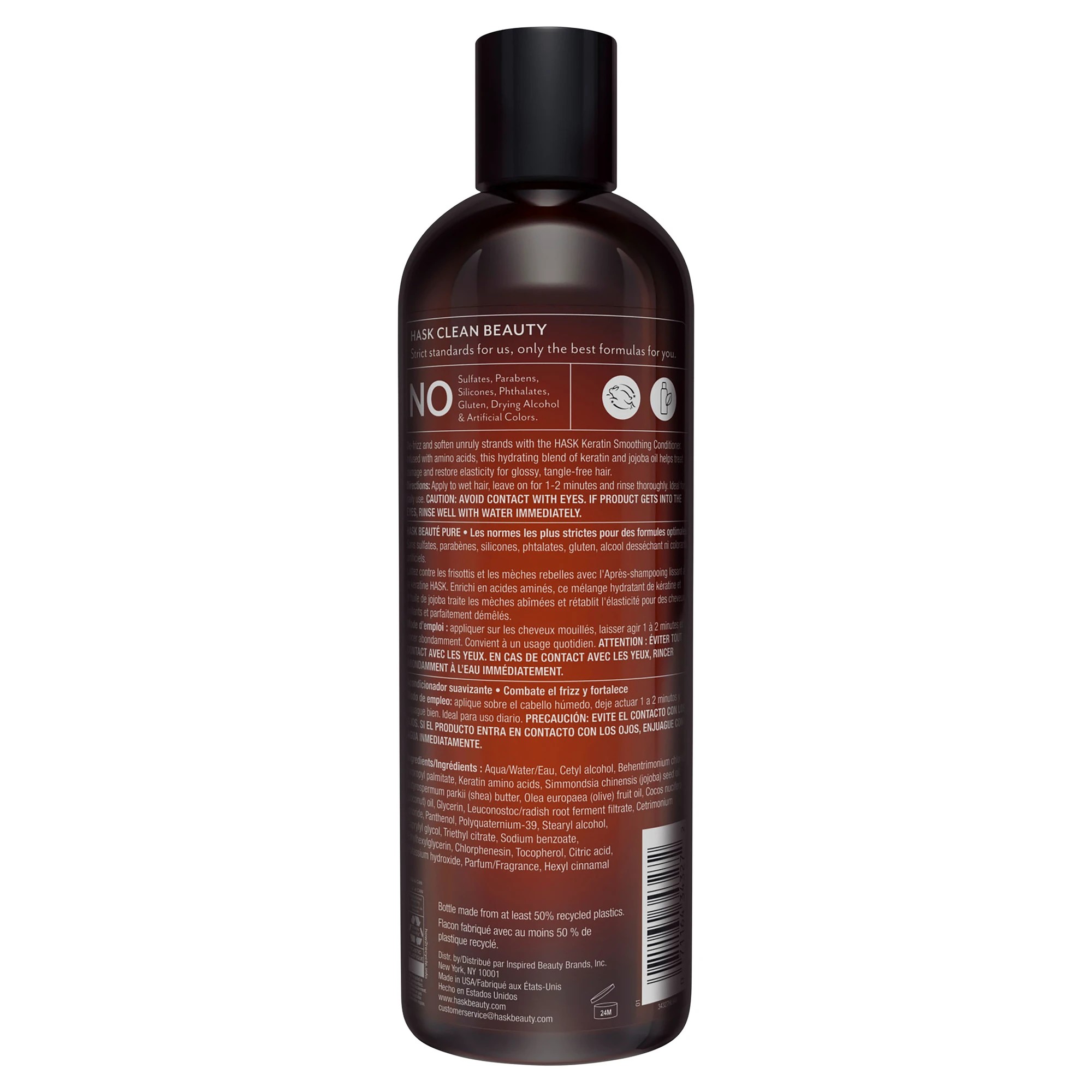 2 HASK Smoothing Conditioner 355ml - Keratin and Jojoba Seed Oil, 2 of 10
