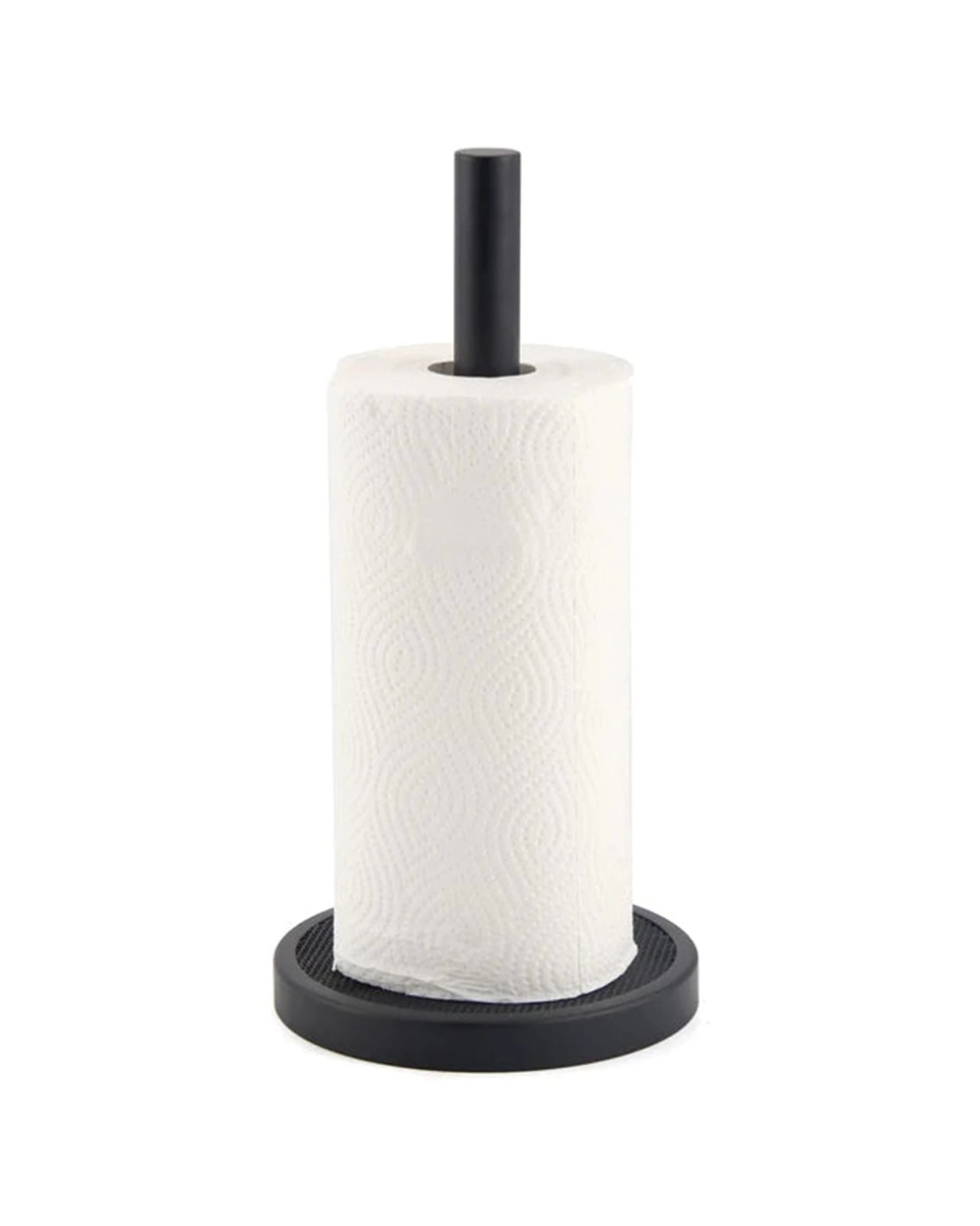 2 Classica Nero Mesh Paper Roll Holder Proof Powder Coated Durable - Black, 2 of 2
