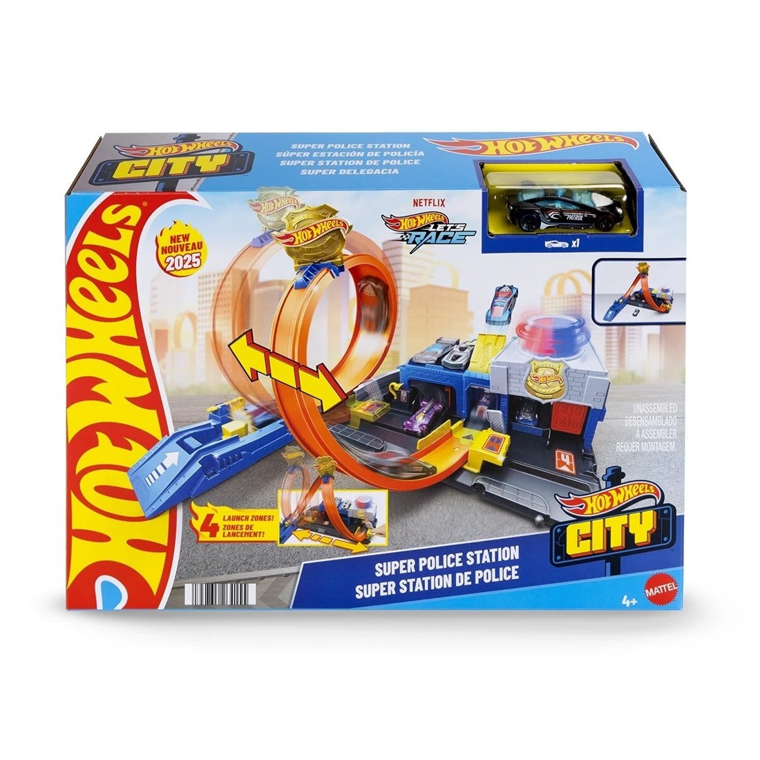 1 Hot Wheels City Super Police Station Playset, 1 of 5