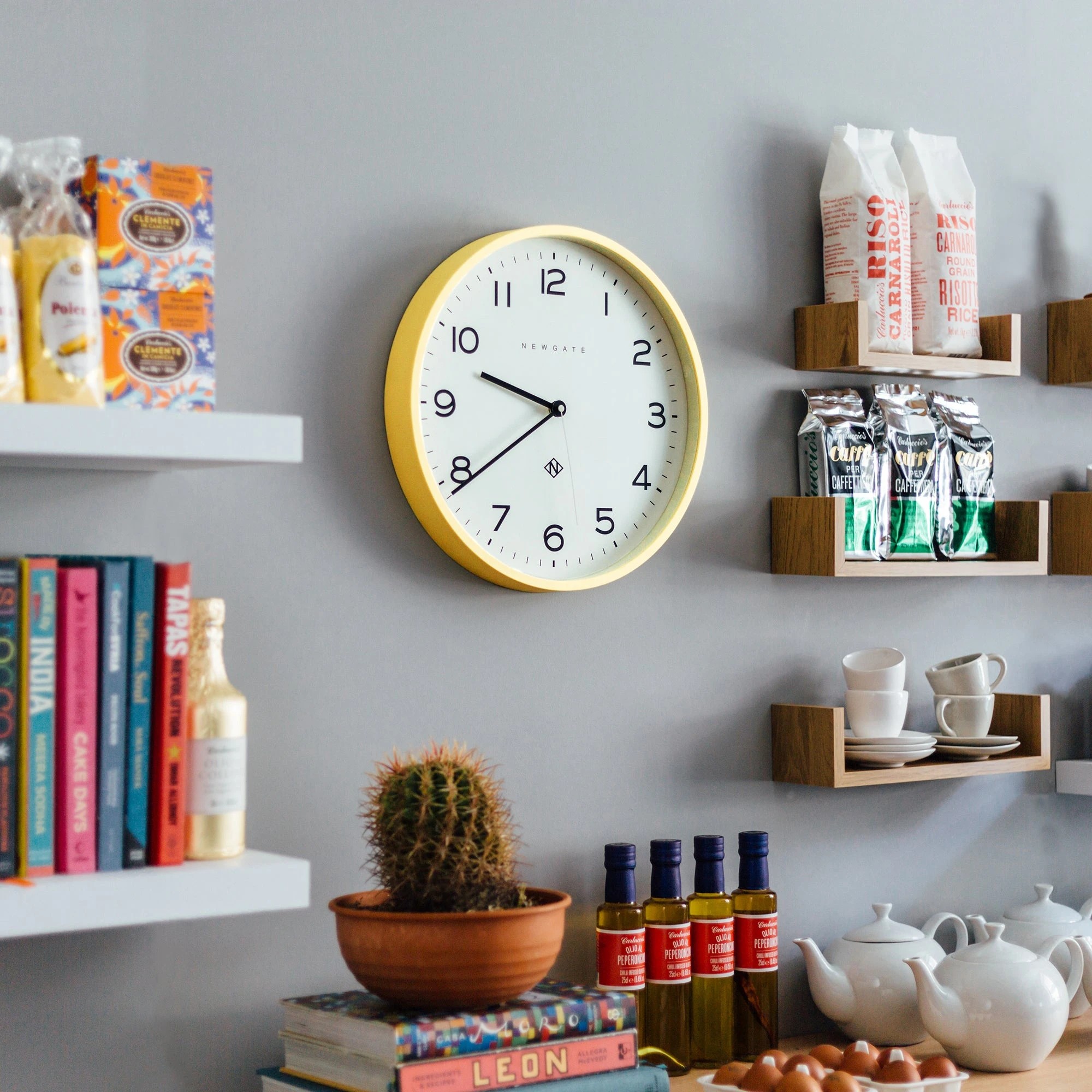 4 Newgate Number Three Echo Clock Silicone Yellow - Yellow, 4 of 4