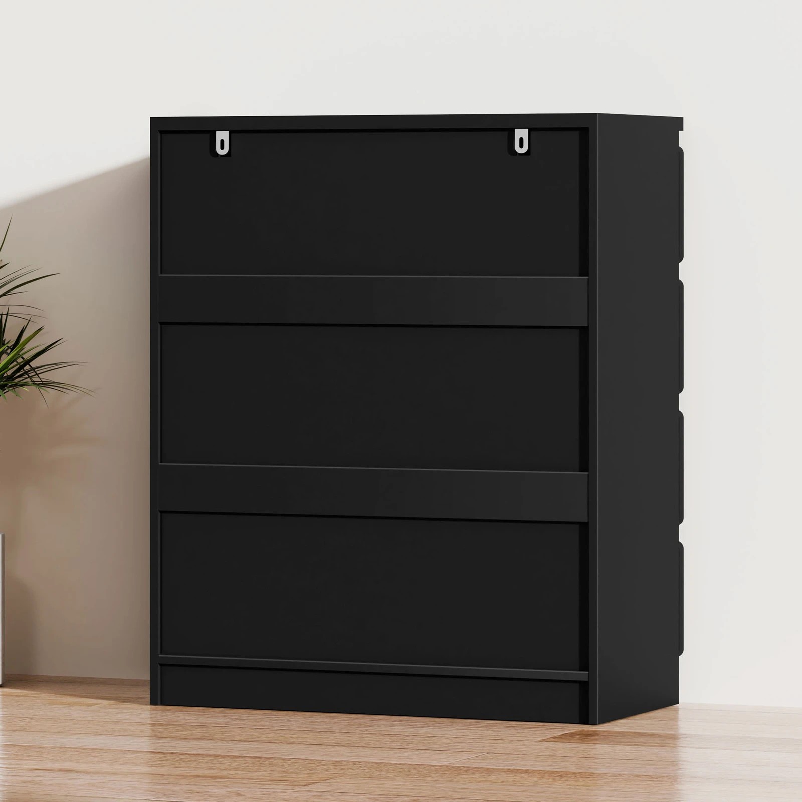 7 Alfordson 5 Chest of Drawers Minimalist Storage Cabinet Dresser - Black, 7 of 10