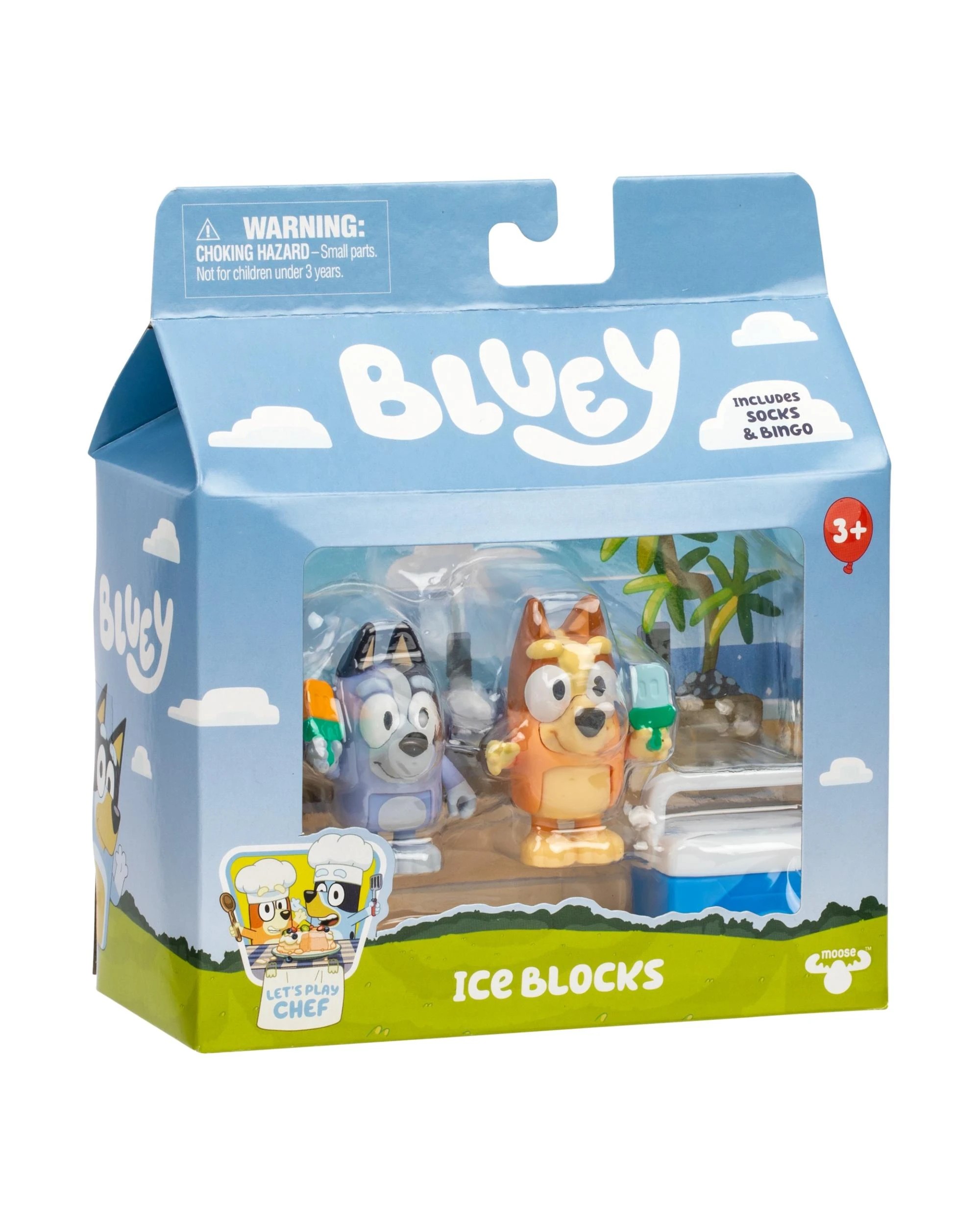 7 Bluey Figure 2 Pack Series 13 Ice Blocks Bingo and Socks, 7 of 8