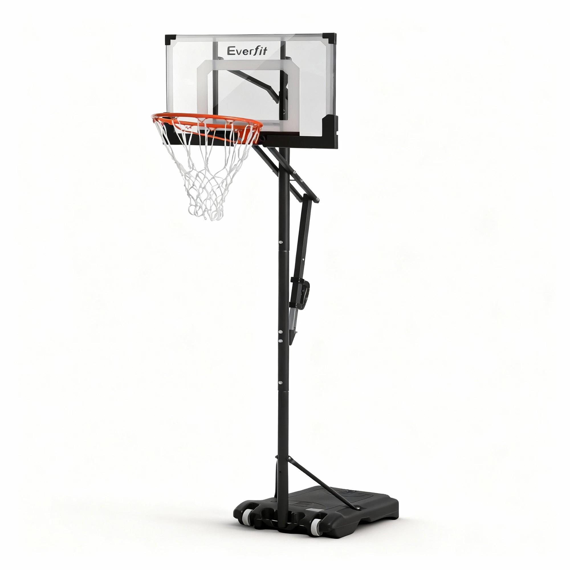 6 Everfit Portable Basketball Hoop Adjustable Pool Goal System Backyard - Black, 6 of 6