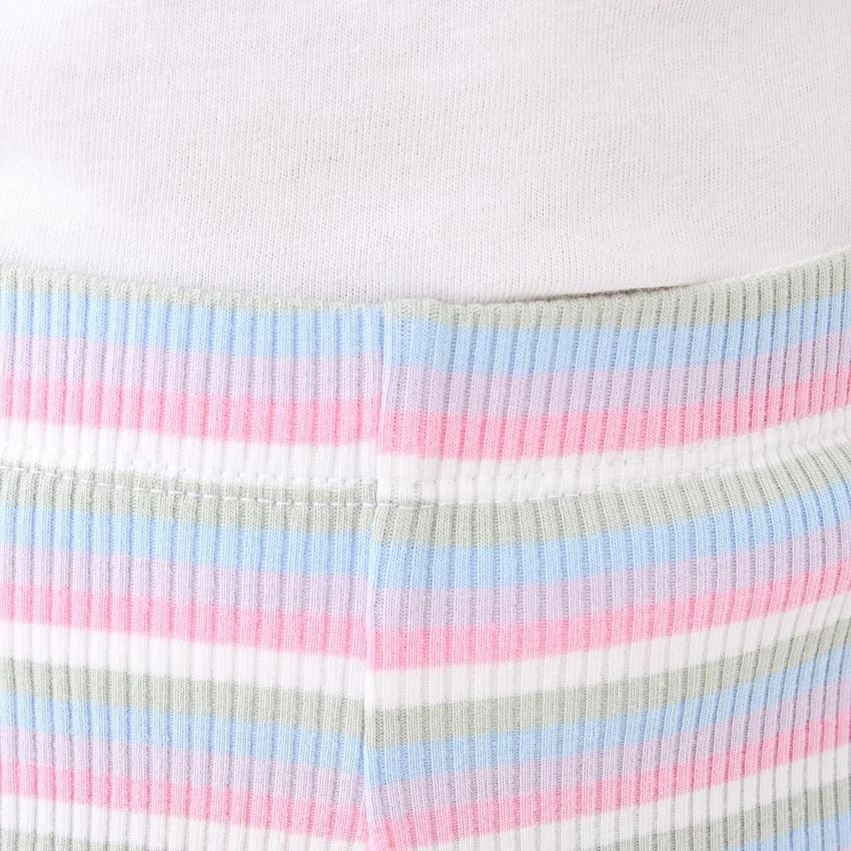 3 Rib Flare Leggings Stripes, 3 of 8