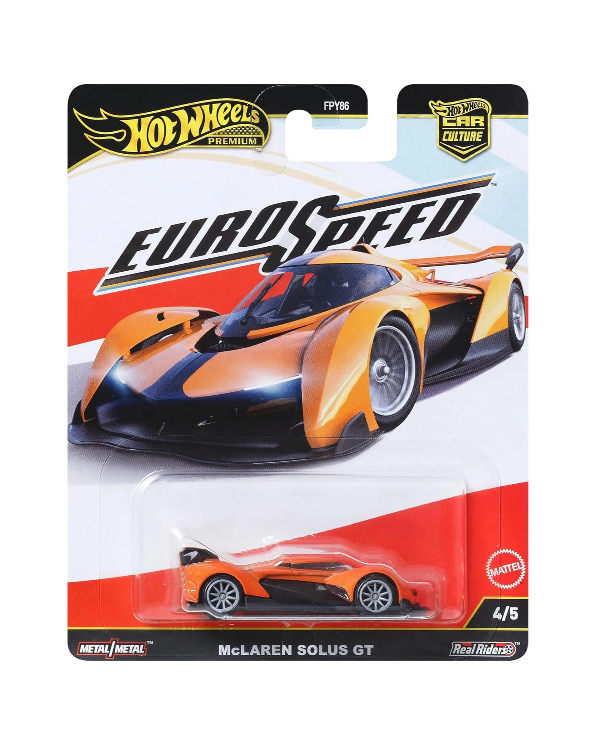 1 Hot Wheels Premium Car Culture Eurospeed McLaren Solus GT Diecast Vehicle, 1 of 4