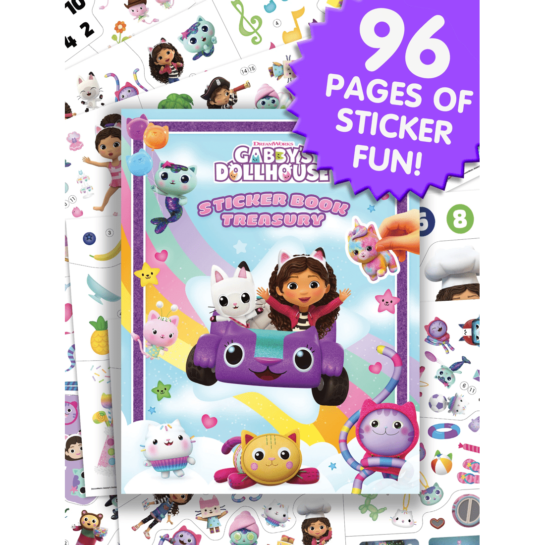 3 Sticker Book Treasury: Gabby's Dollhouse - Book, 3 of 4