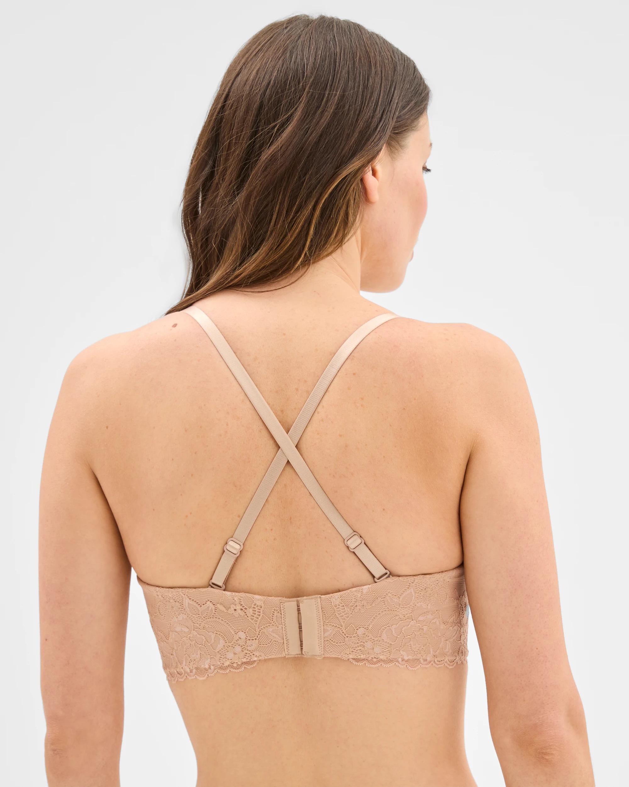 4 Target Womens Lace Multiway Pushup Strapless Bra - Charlotte LATTE, 4 of 5